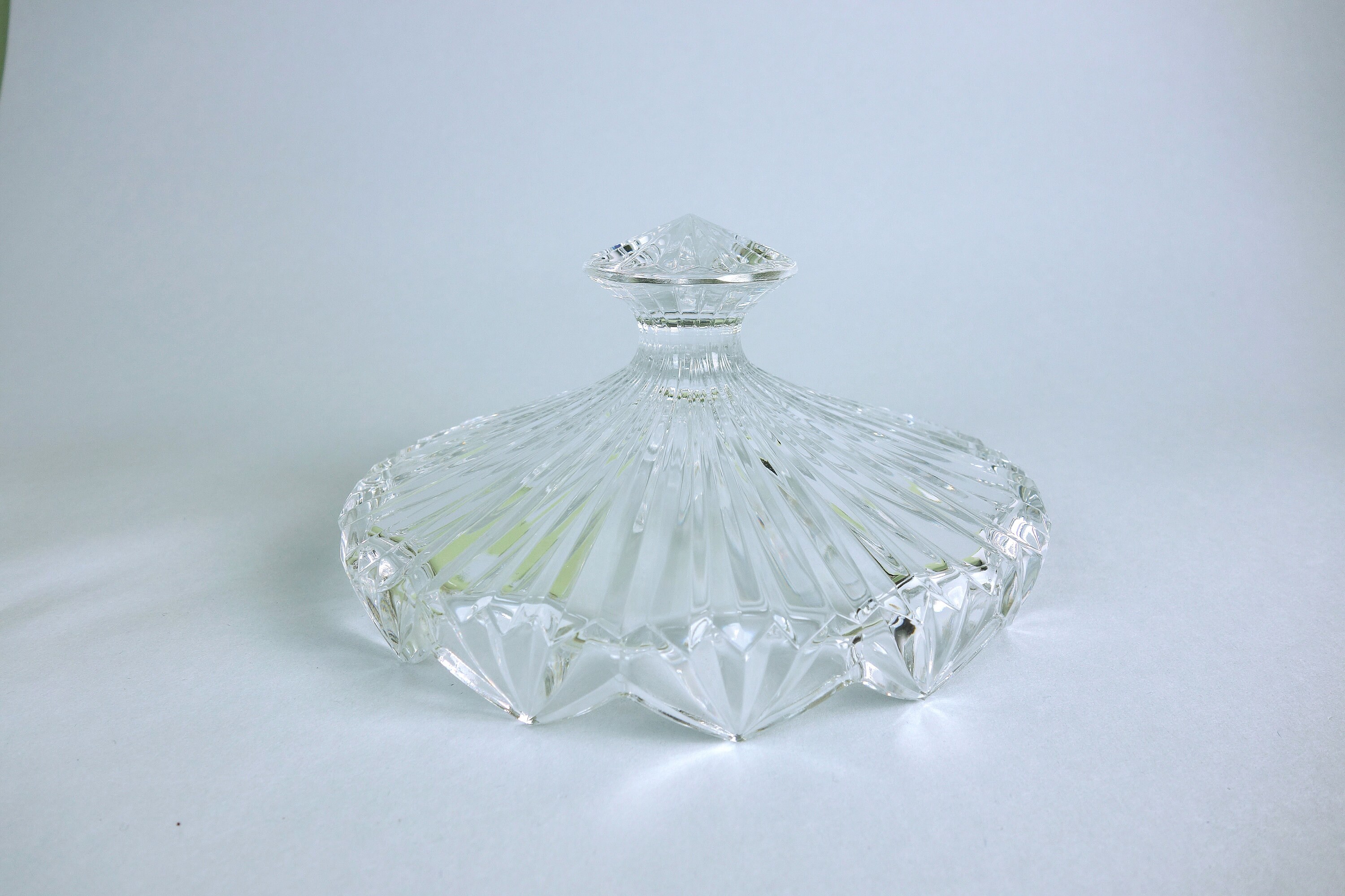 Vintage Bonbonniere Crystal Glass 1980s