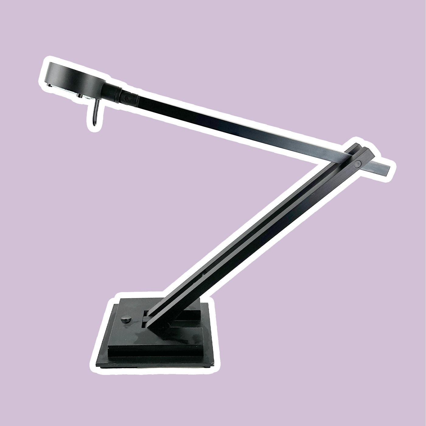 Vintage architect's desk lamp black 1980s