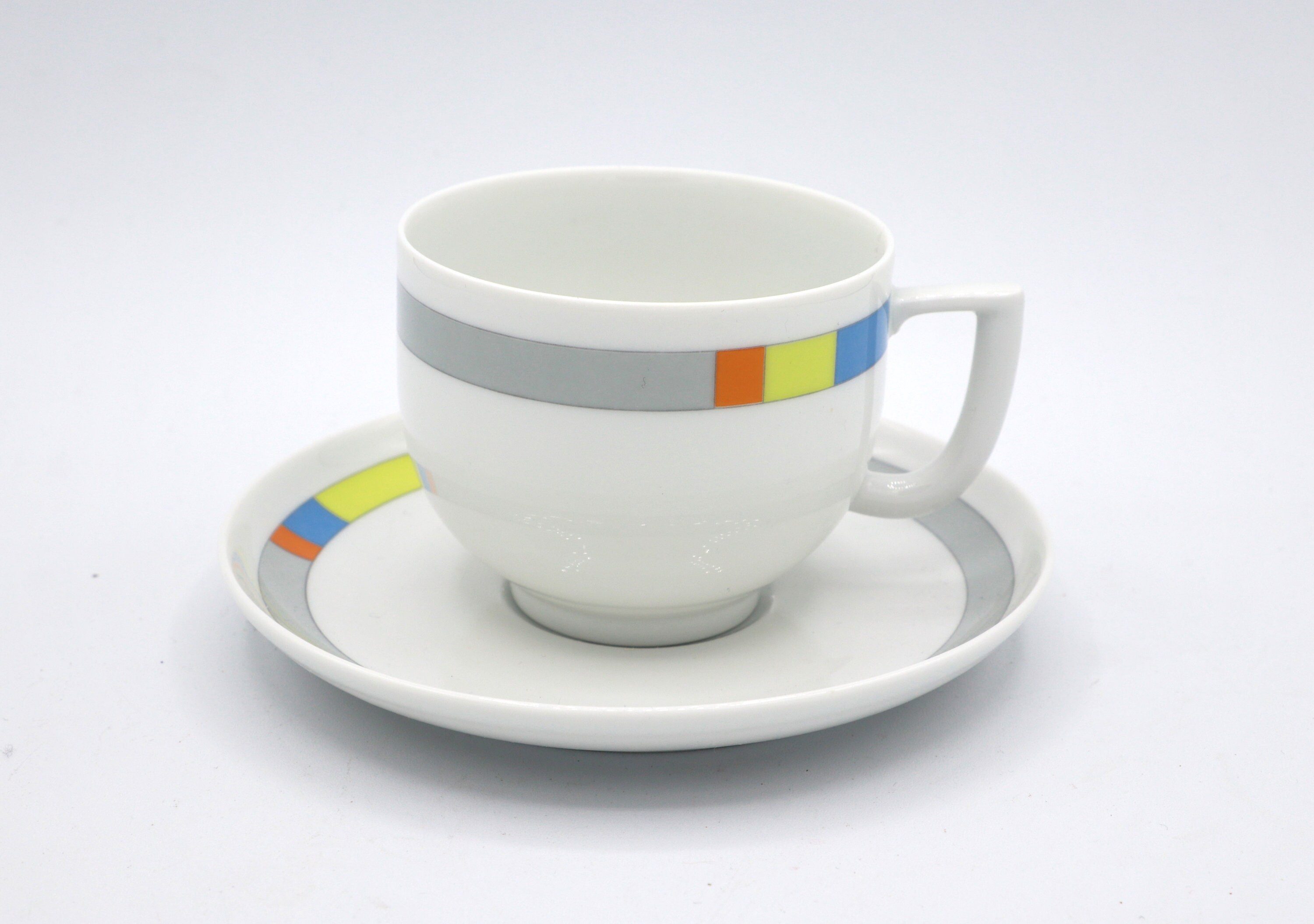 Vintage City Kaffee Set Porzellan 1980er Jahre