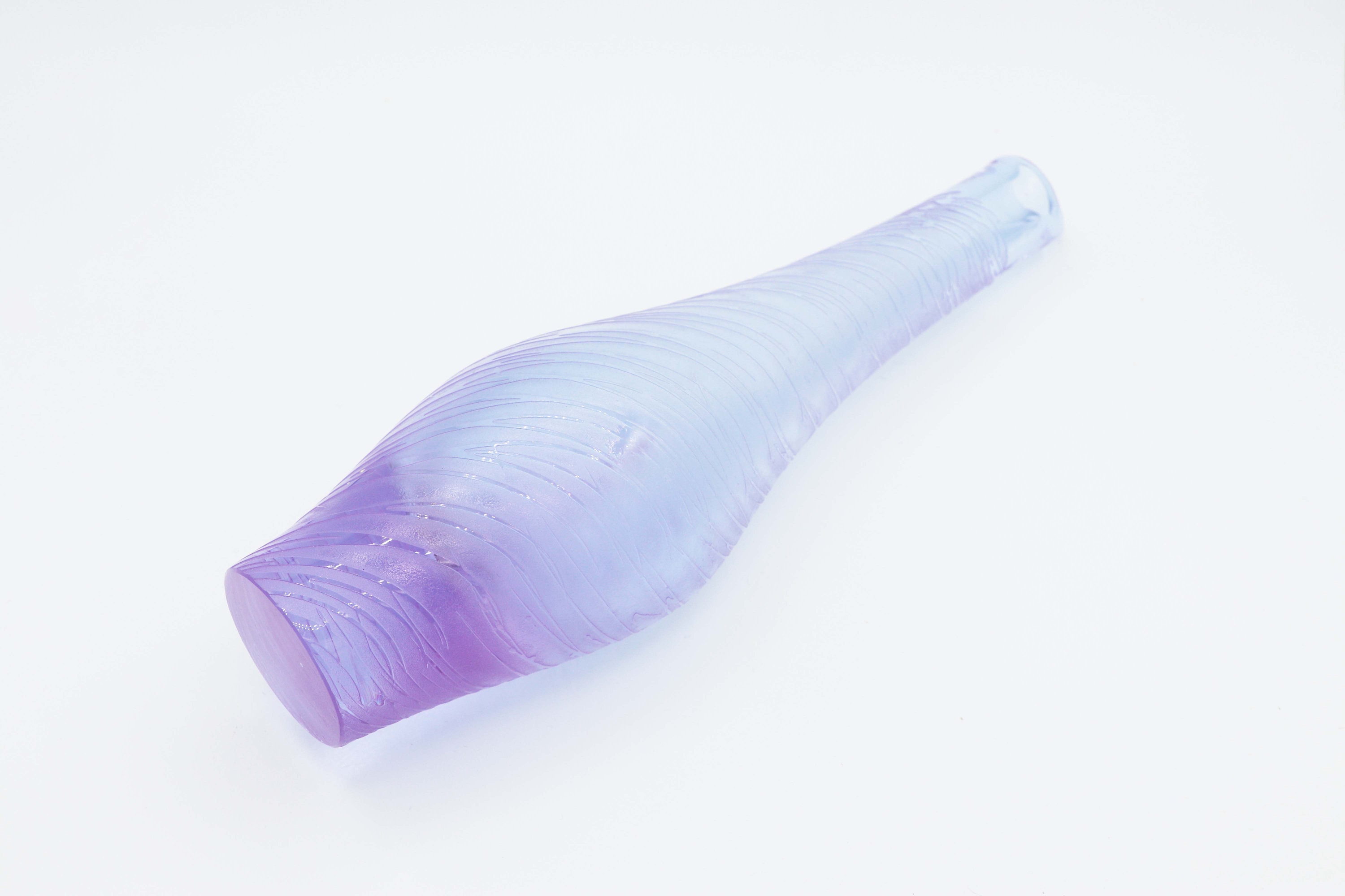 Vintage Vase Alexandrit Glas Blau