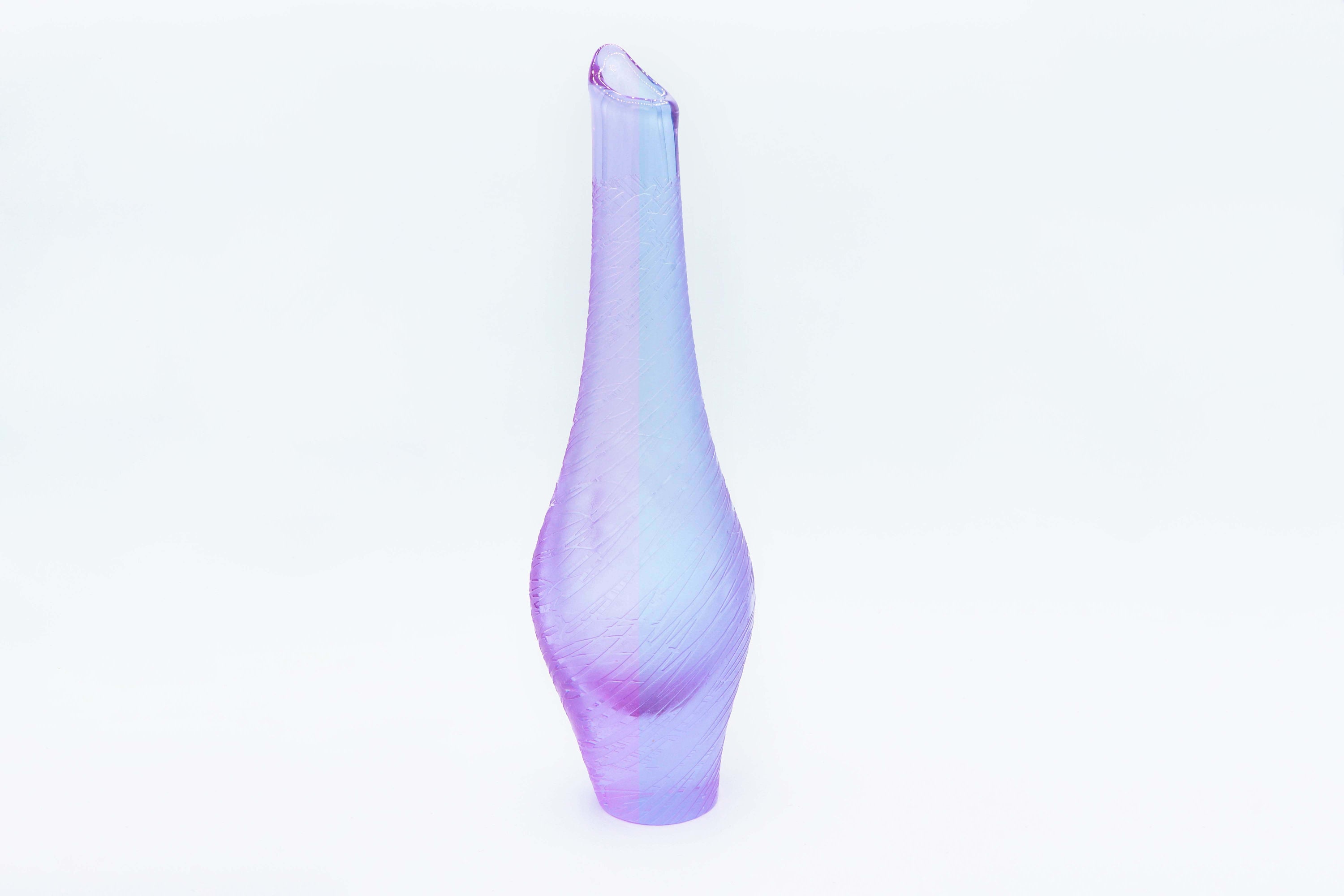 Vintage Vase Alexandrite Glass Blue