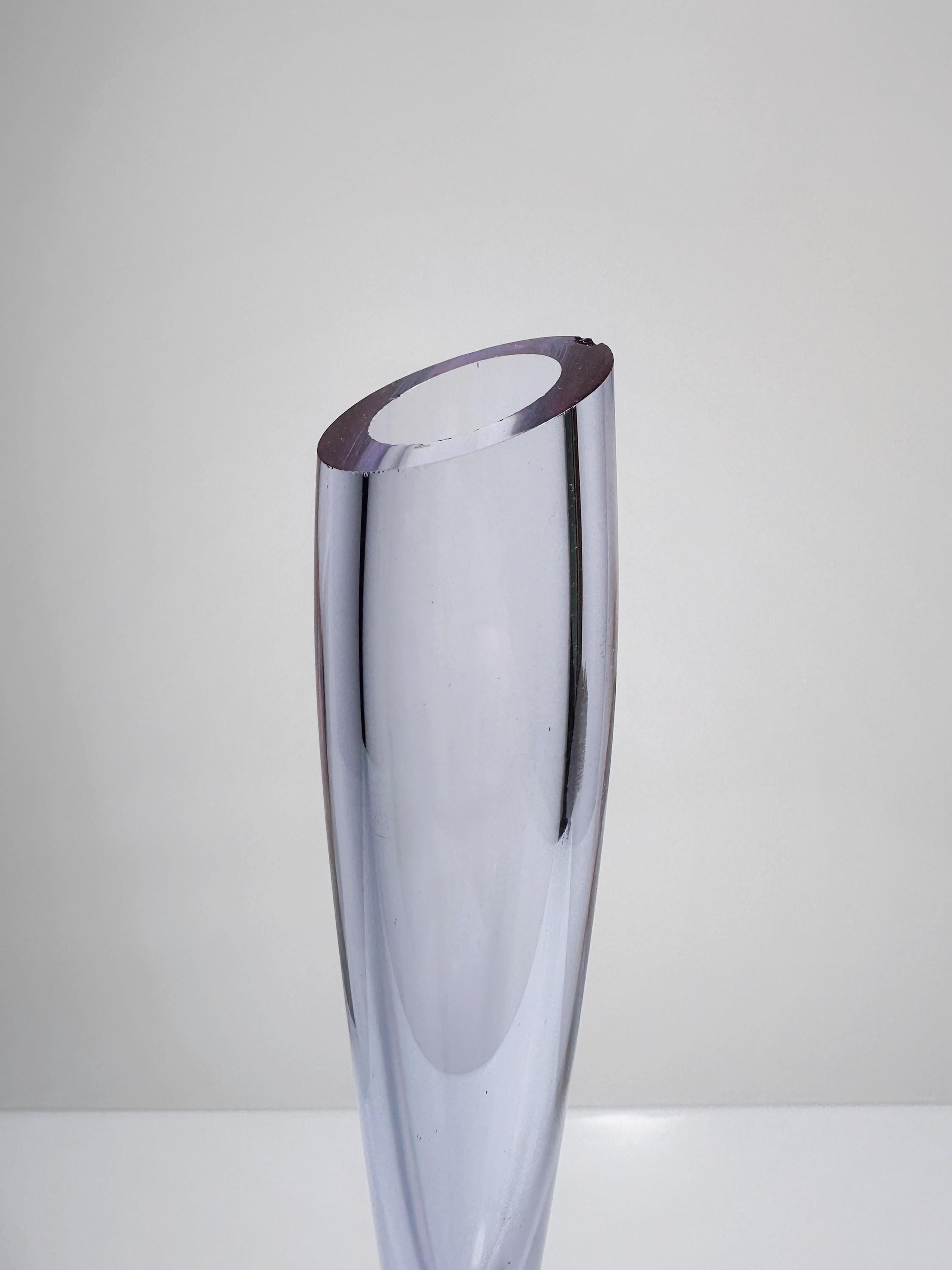 Vintage Blumenvase Kristall 1970er 