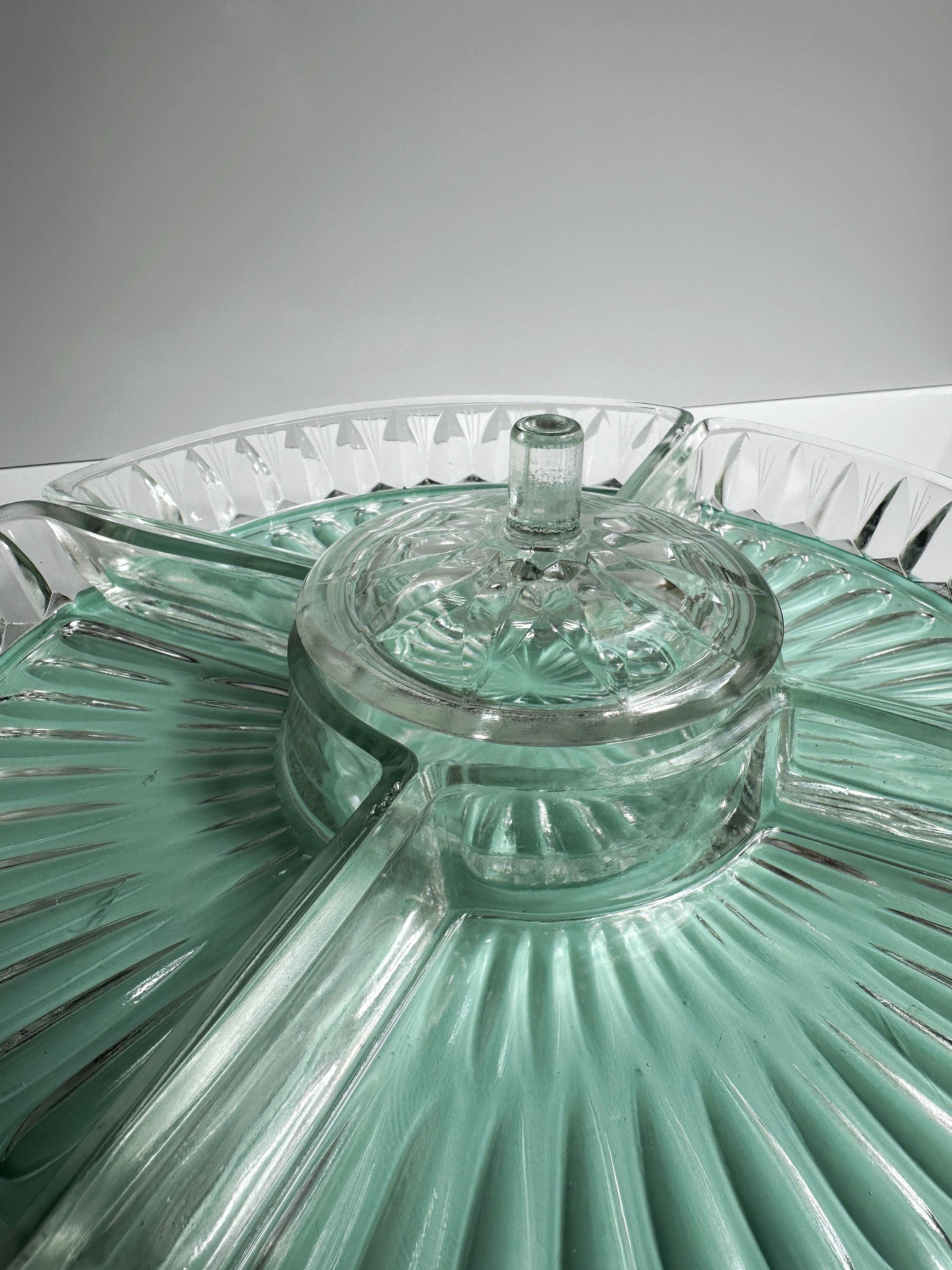Vintage Cabaret Turntable with Bowls 1950s
