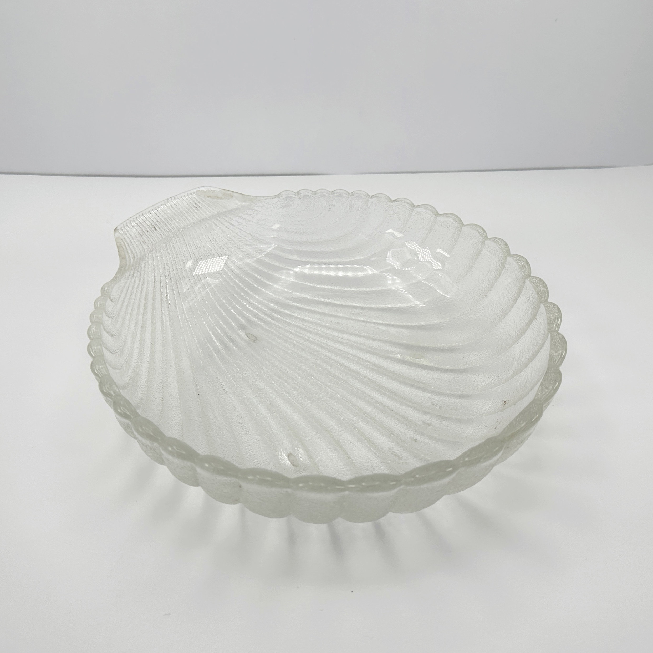 Vintage fruit bowl glass France 1990s
