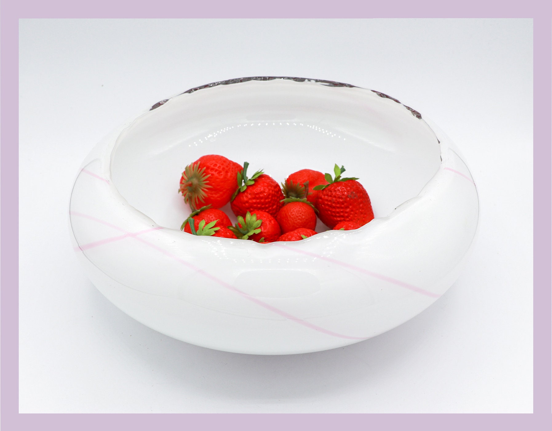 Vintage Bowl Murano Glass 1970s