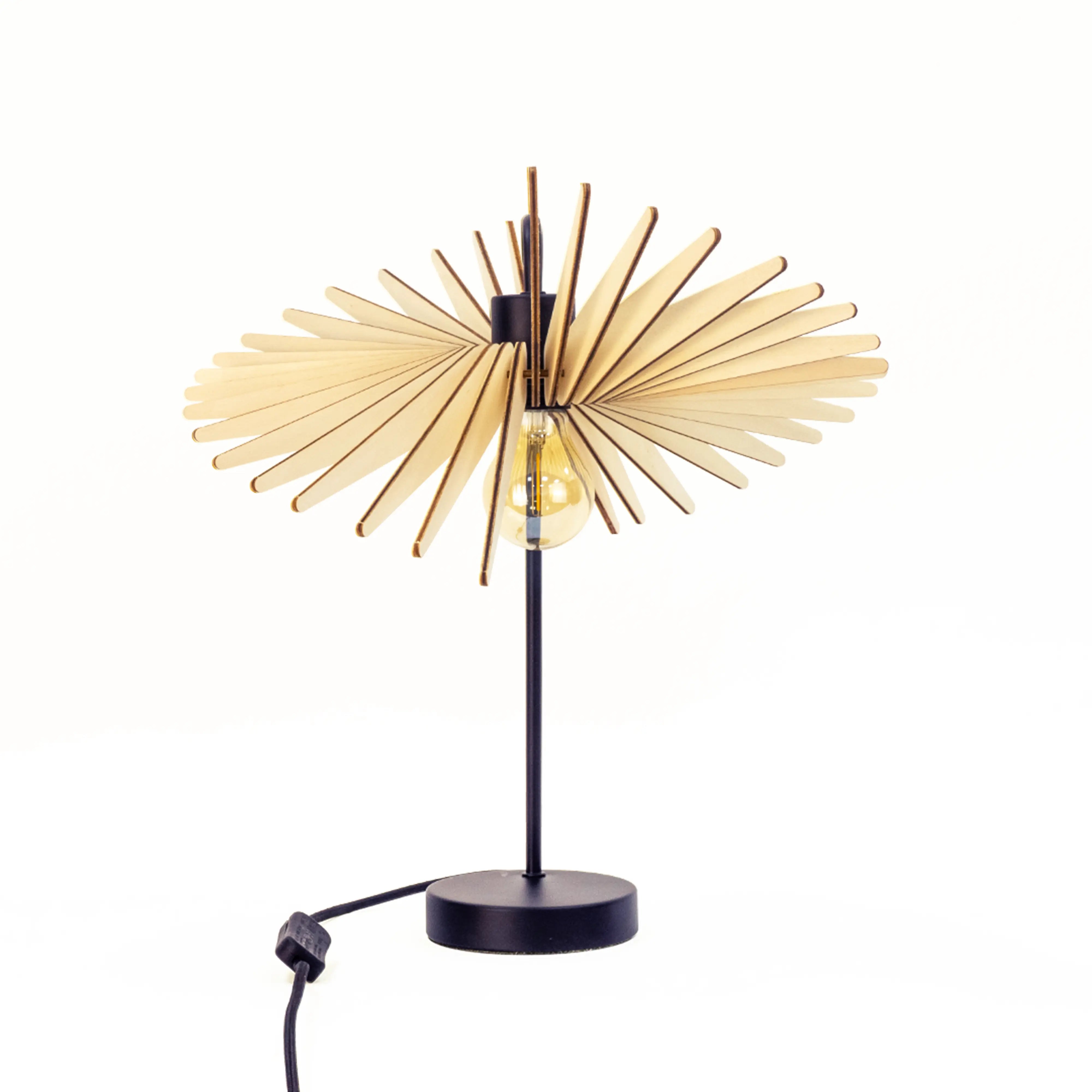 Alba Table Lamp Wood 38cm