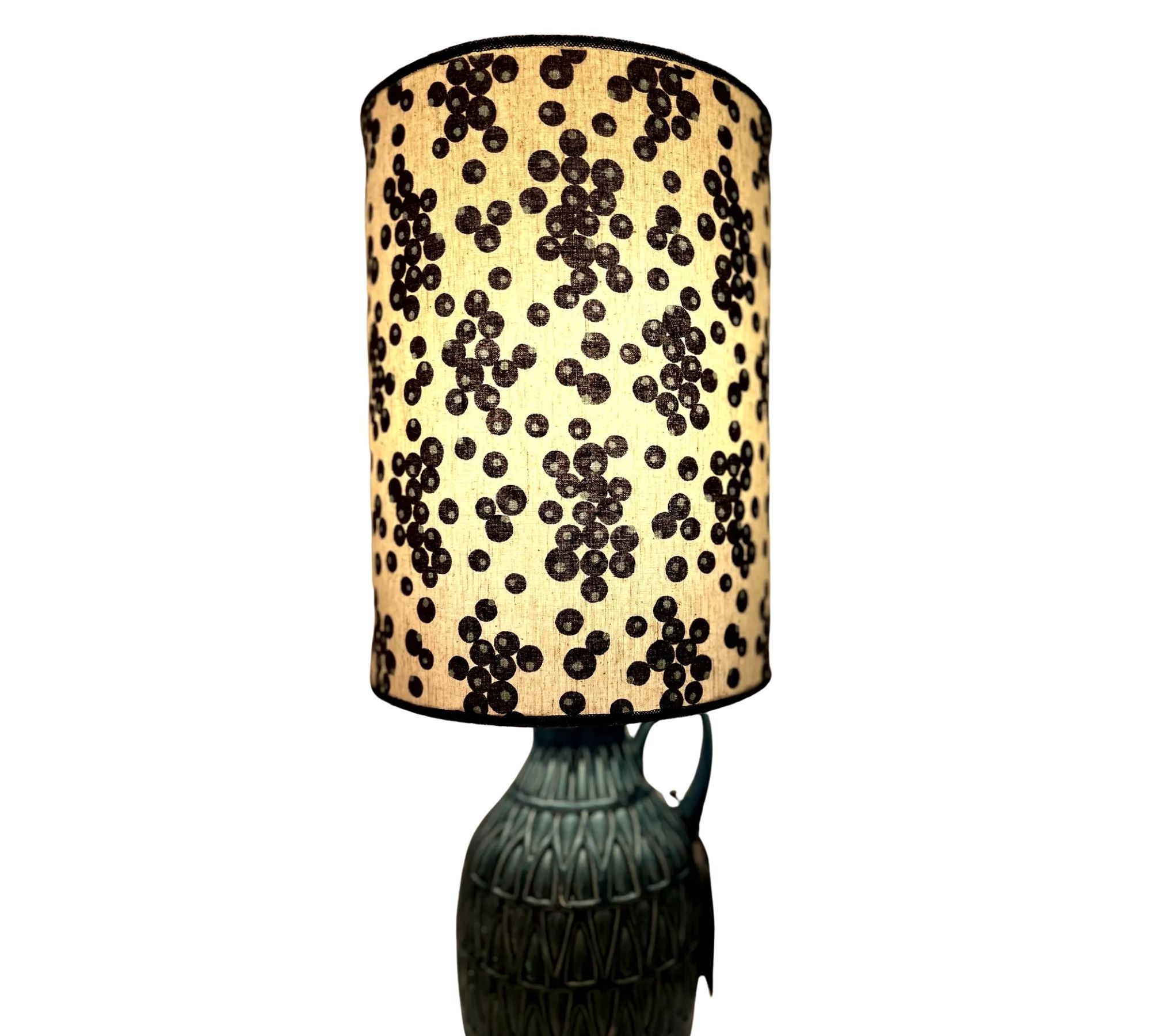 Mid-Century Modern Kabellose Vasenlampe Keramik