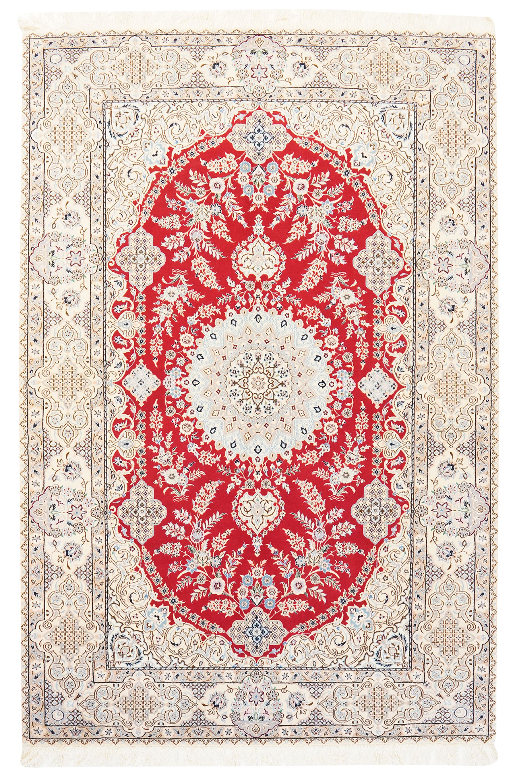 Tappeto Nain multicolore