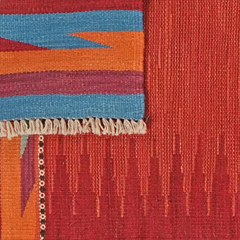 Kilim Gashgai Carpet Multicolored