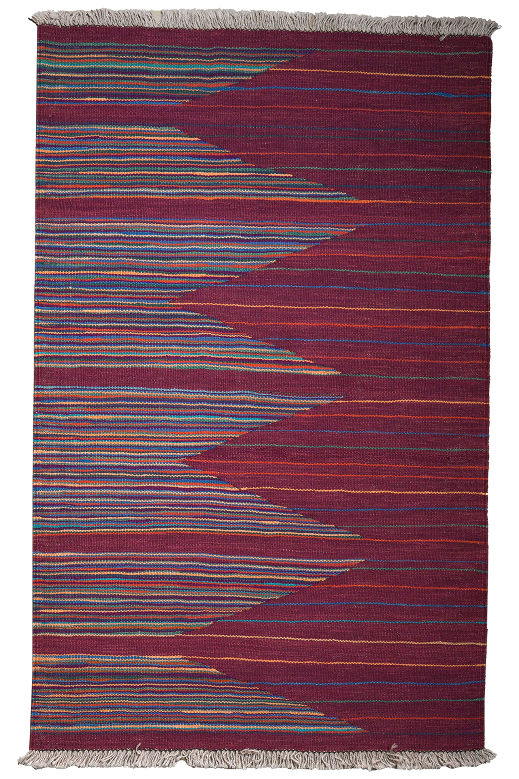 Kilim Gashgai Teppich Lila