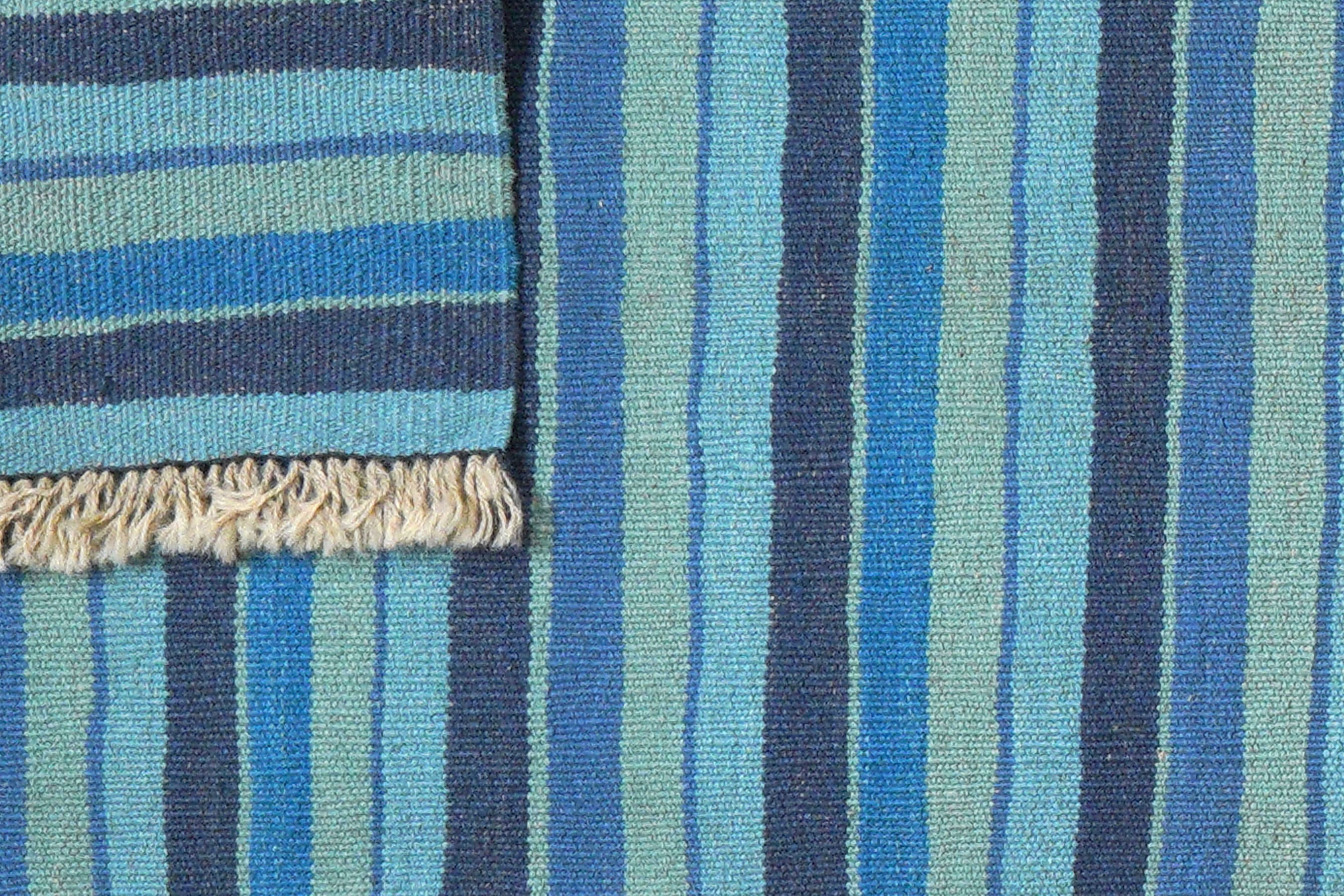 Kilim Gashgai Teppich Blau