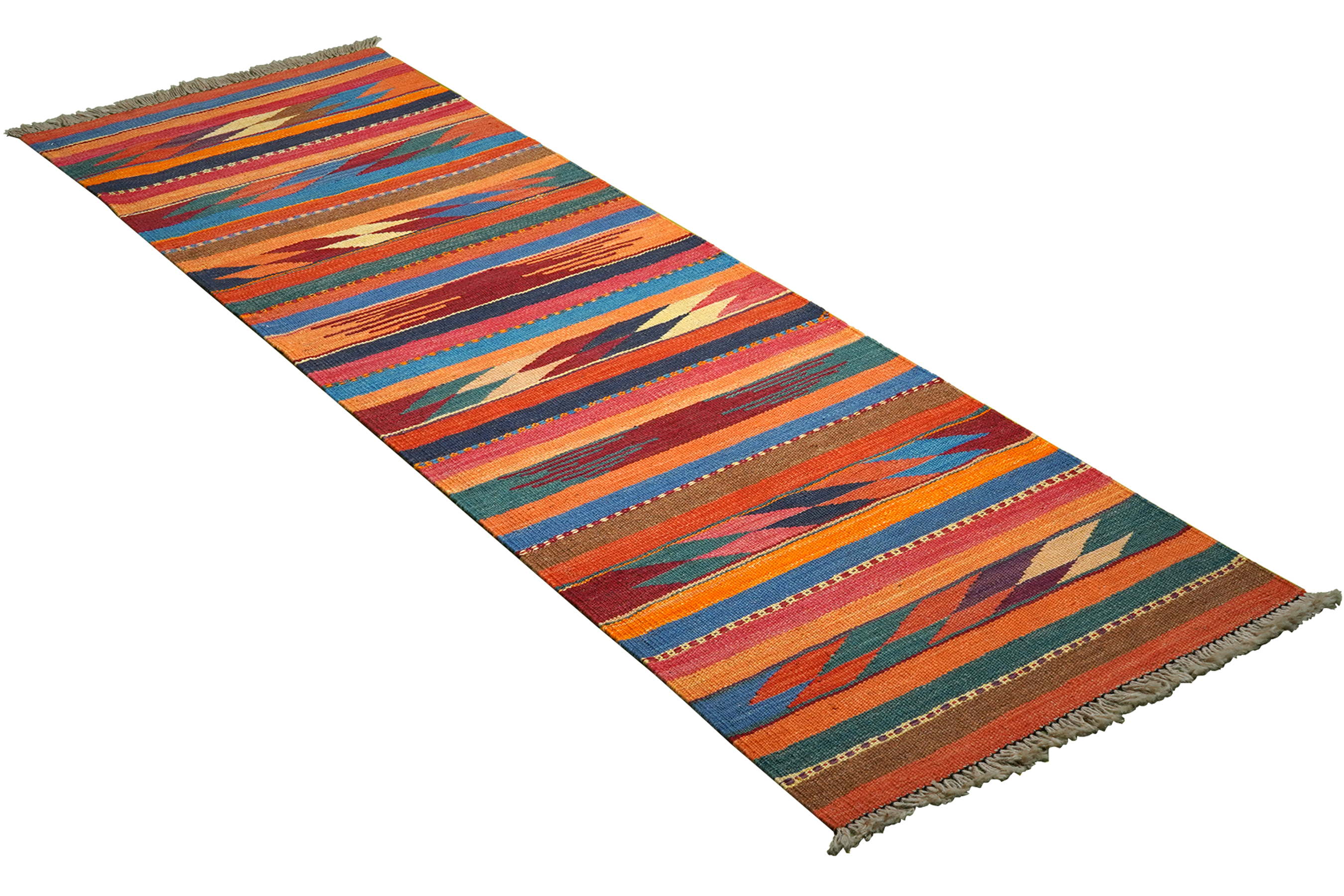 Kilim Gashgai Teppich Mehrfarbig