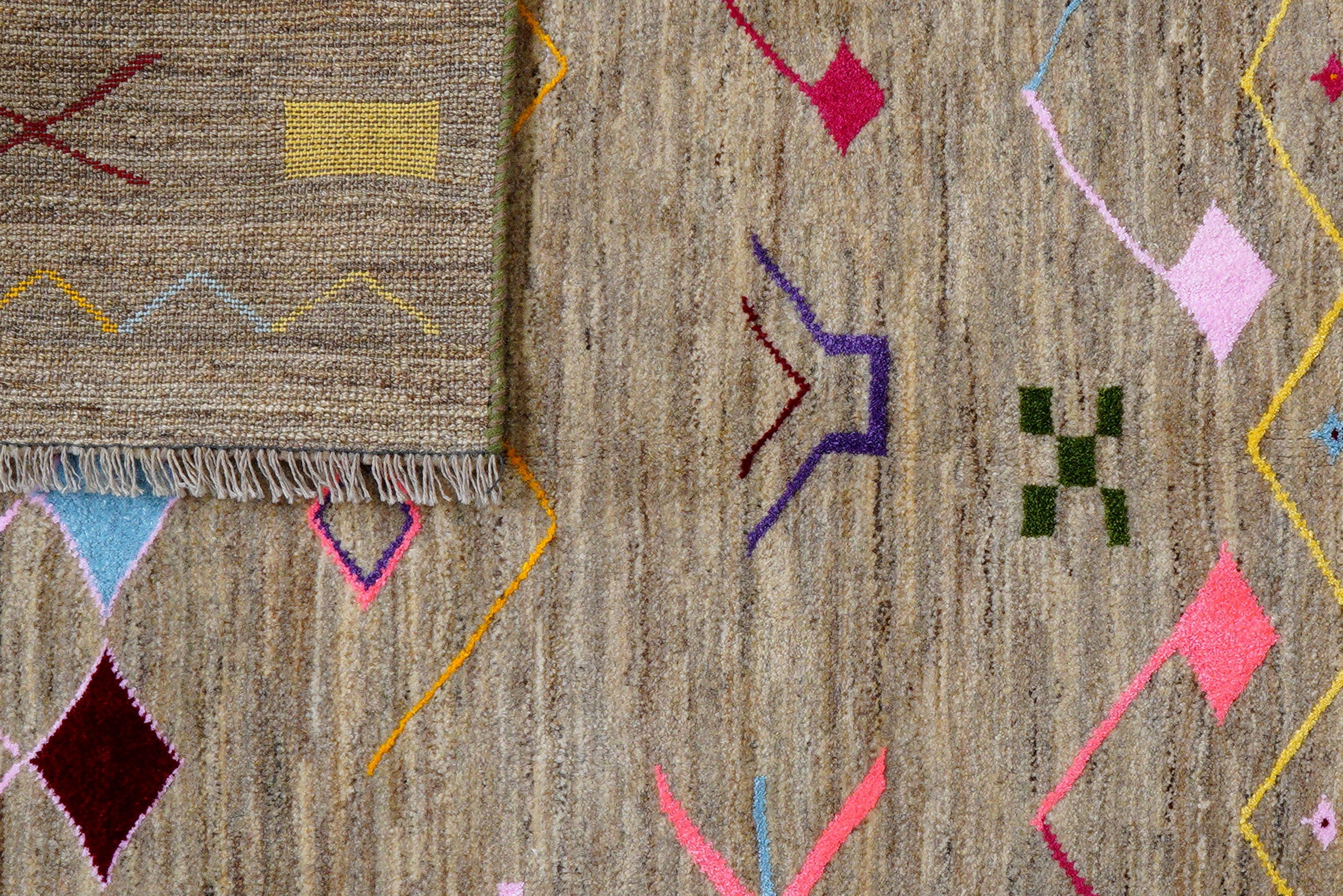 Gabbeh Basi Rug Multicolored