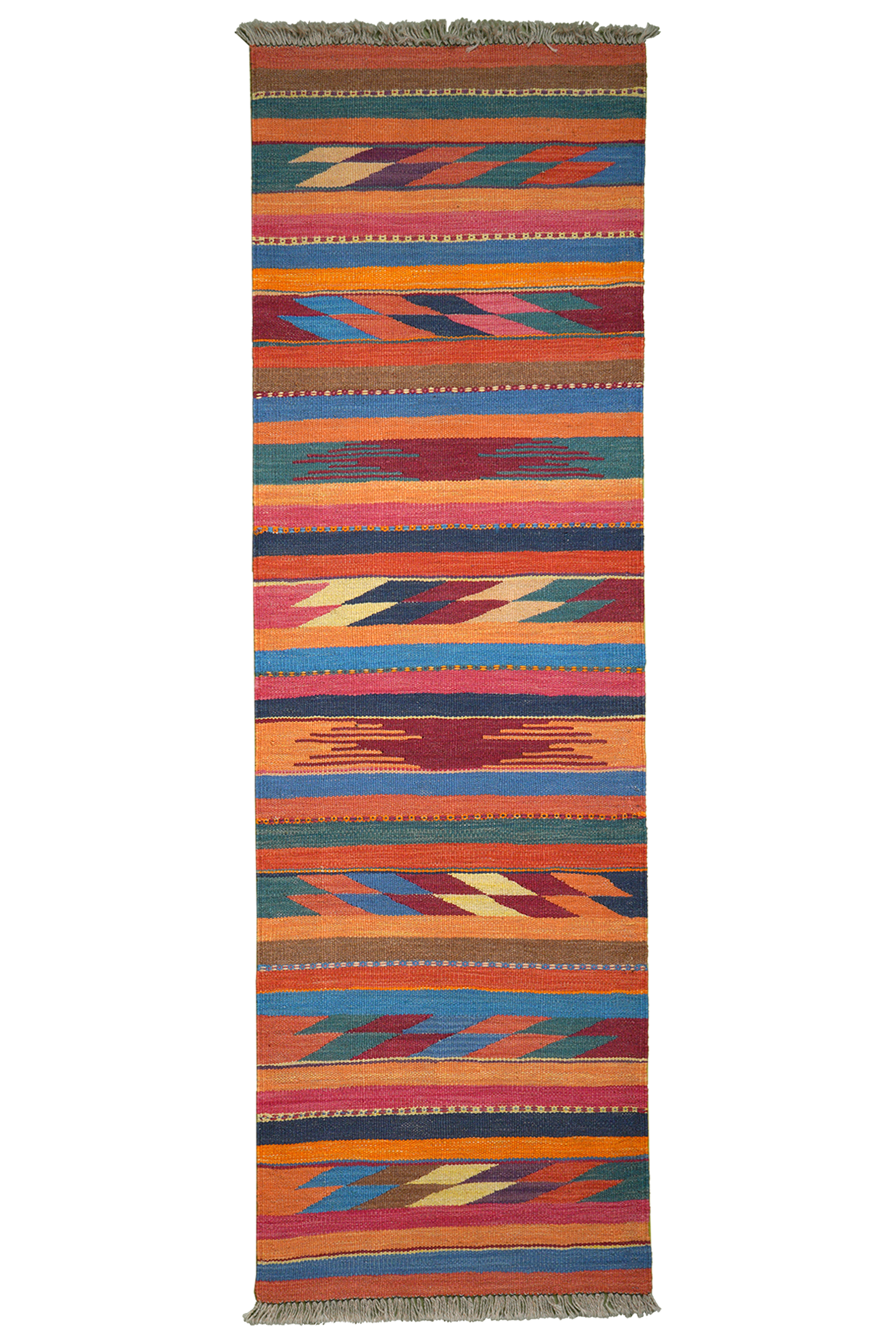 Kilim Gashgai Teppich Mehrfarbig