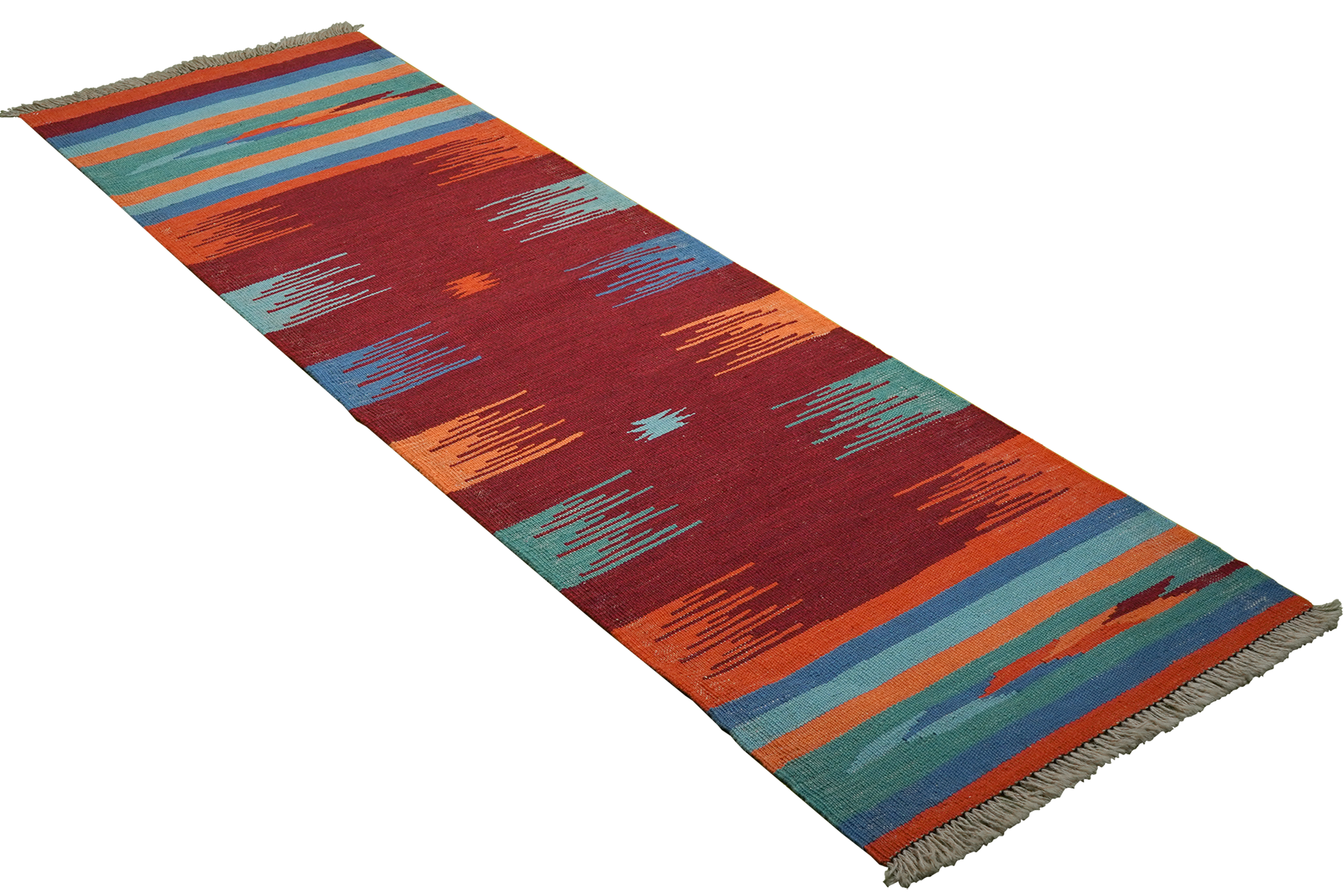 Kelim Gashgai Carpet Wool Multicolored