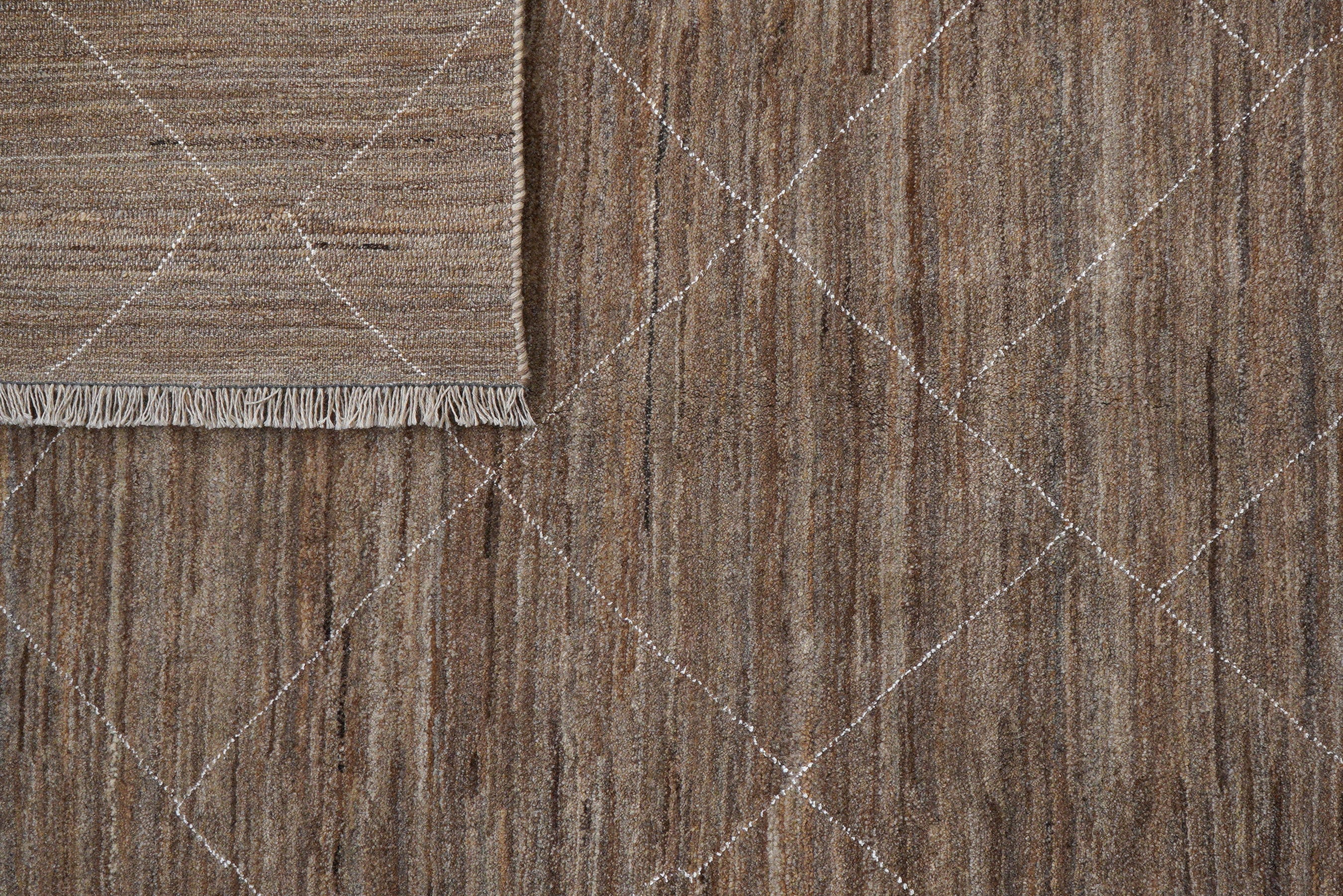 Gabbeh Basi Carpet Wool Brown