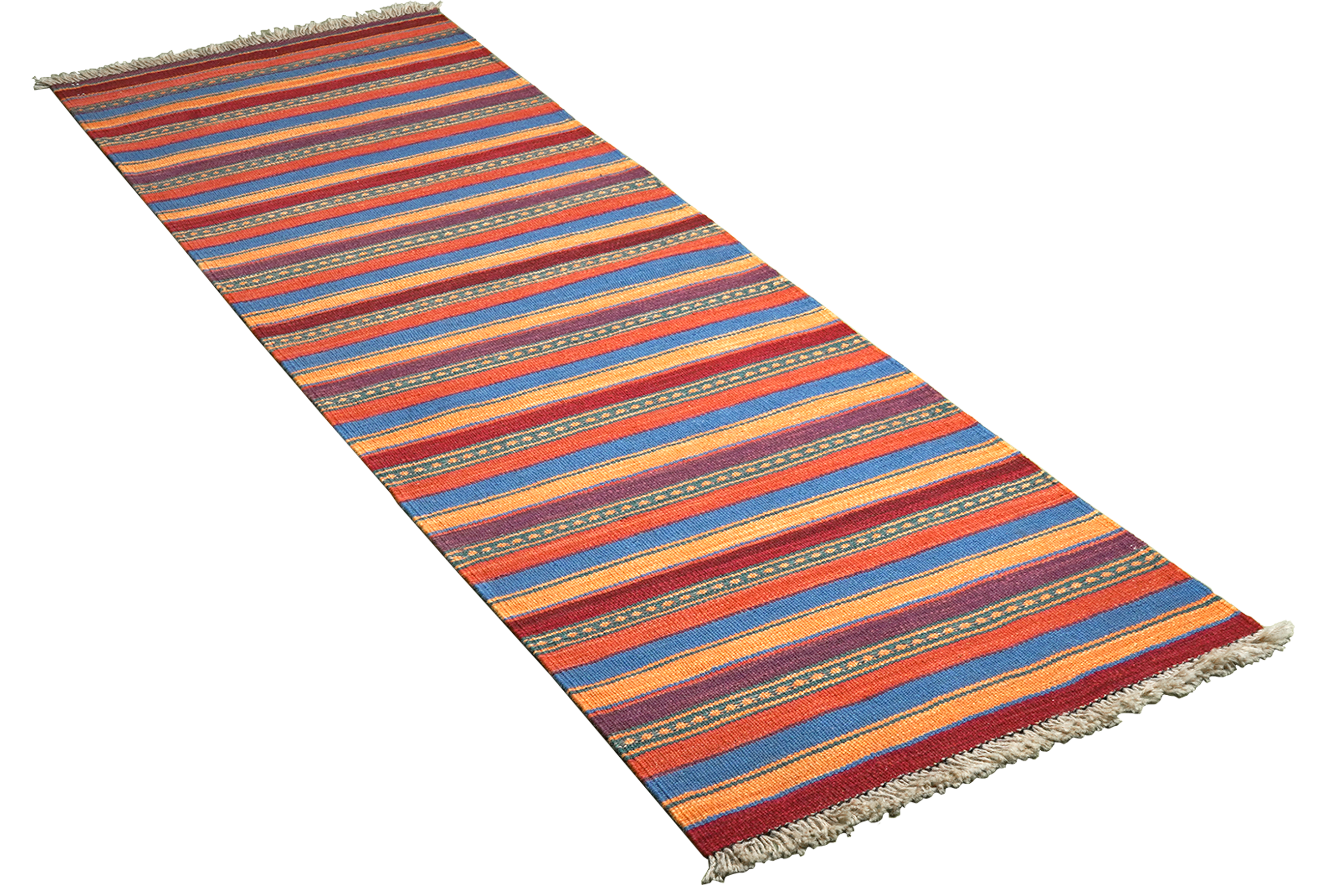 Kelim Gashgai Carpet Wool Multicolored