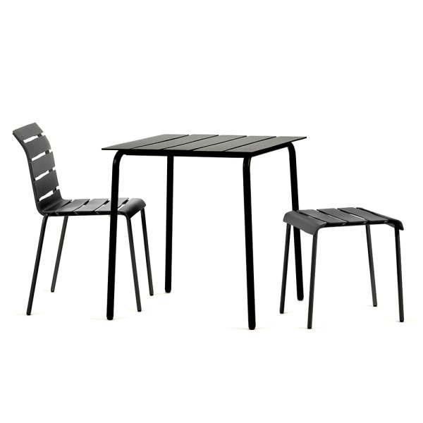 Aligned stool Maarten Baas White