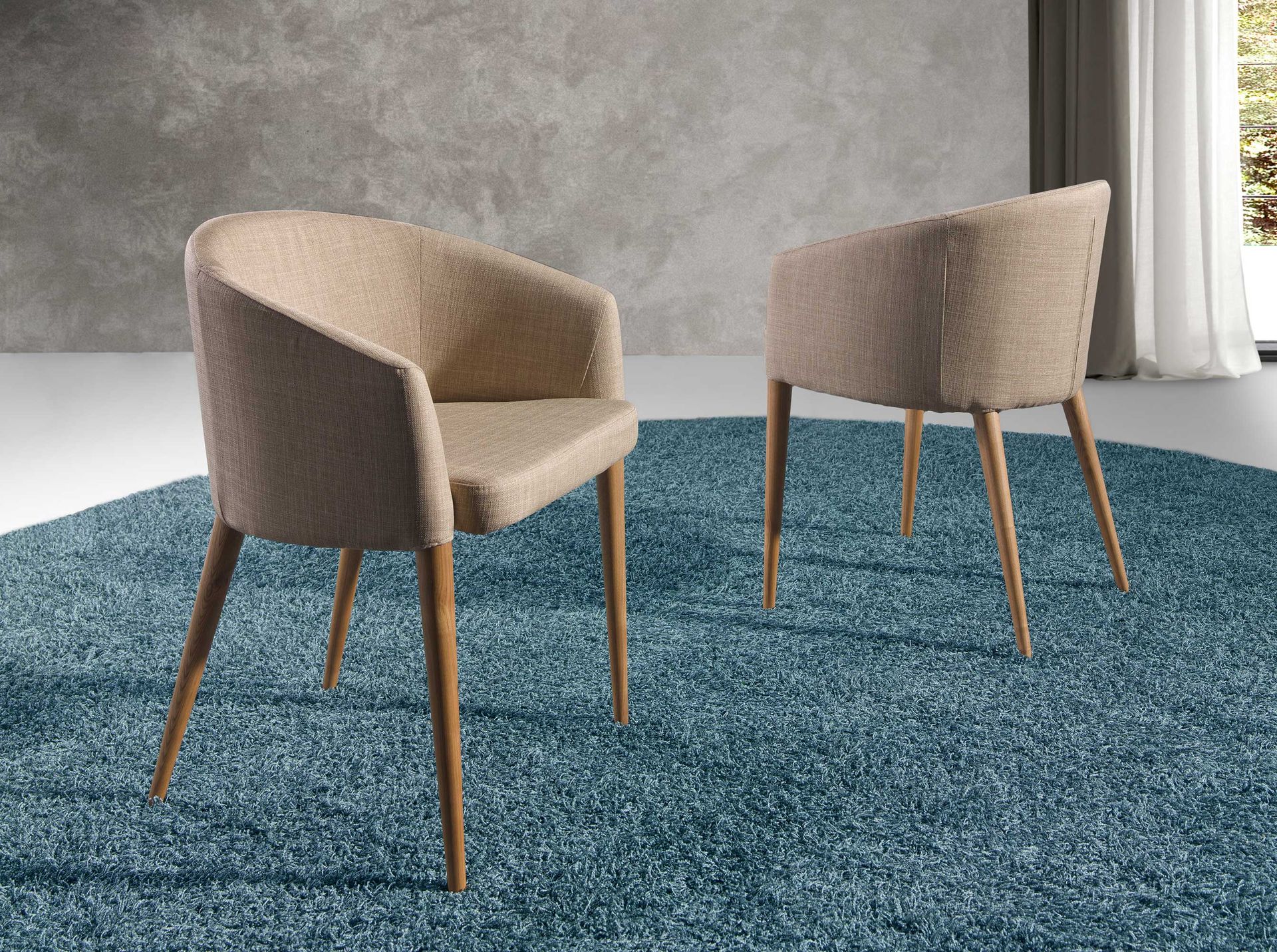 Dining chair Spain fabric Beige