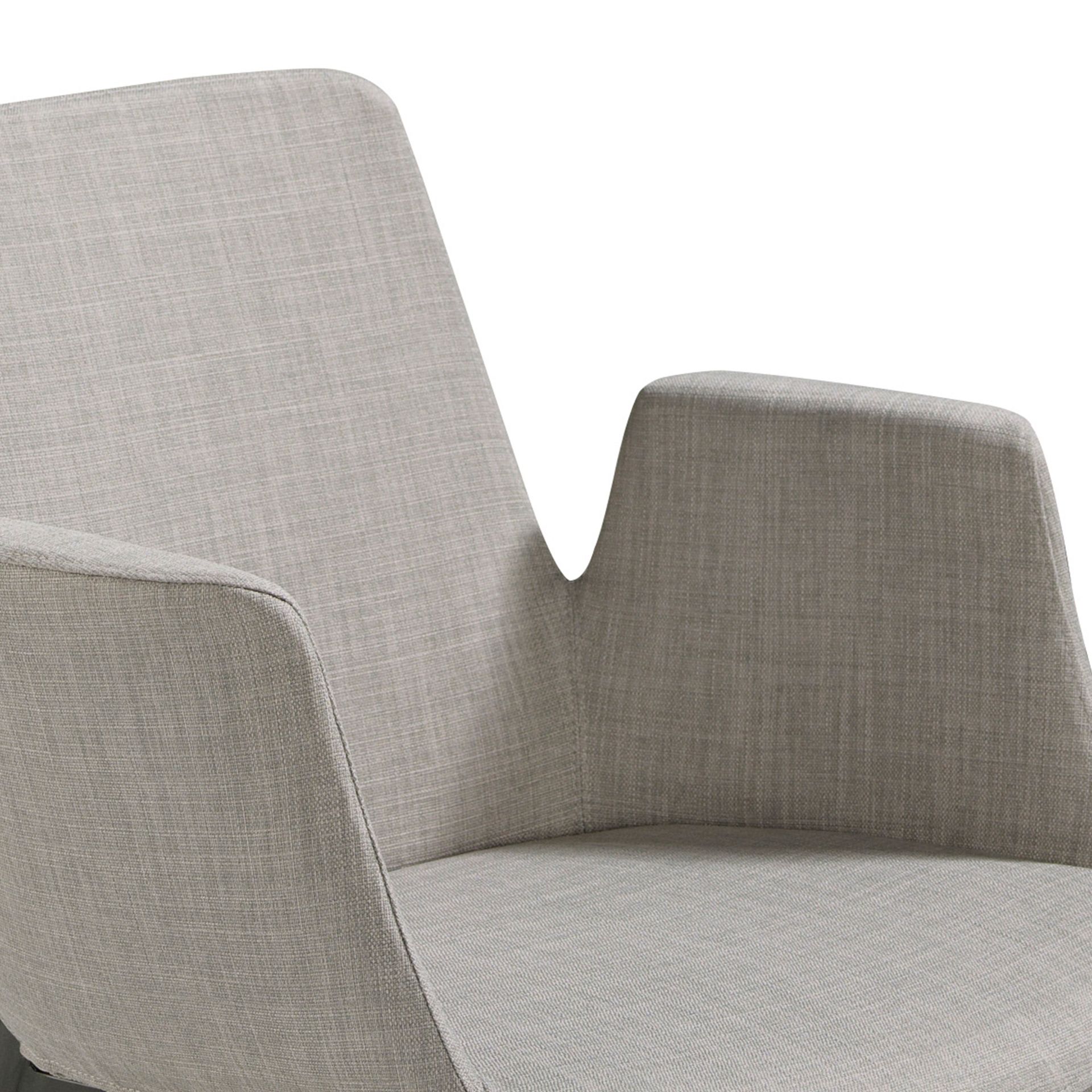 Dining chair fabric grey