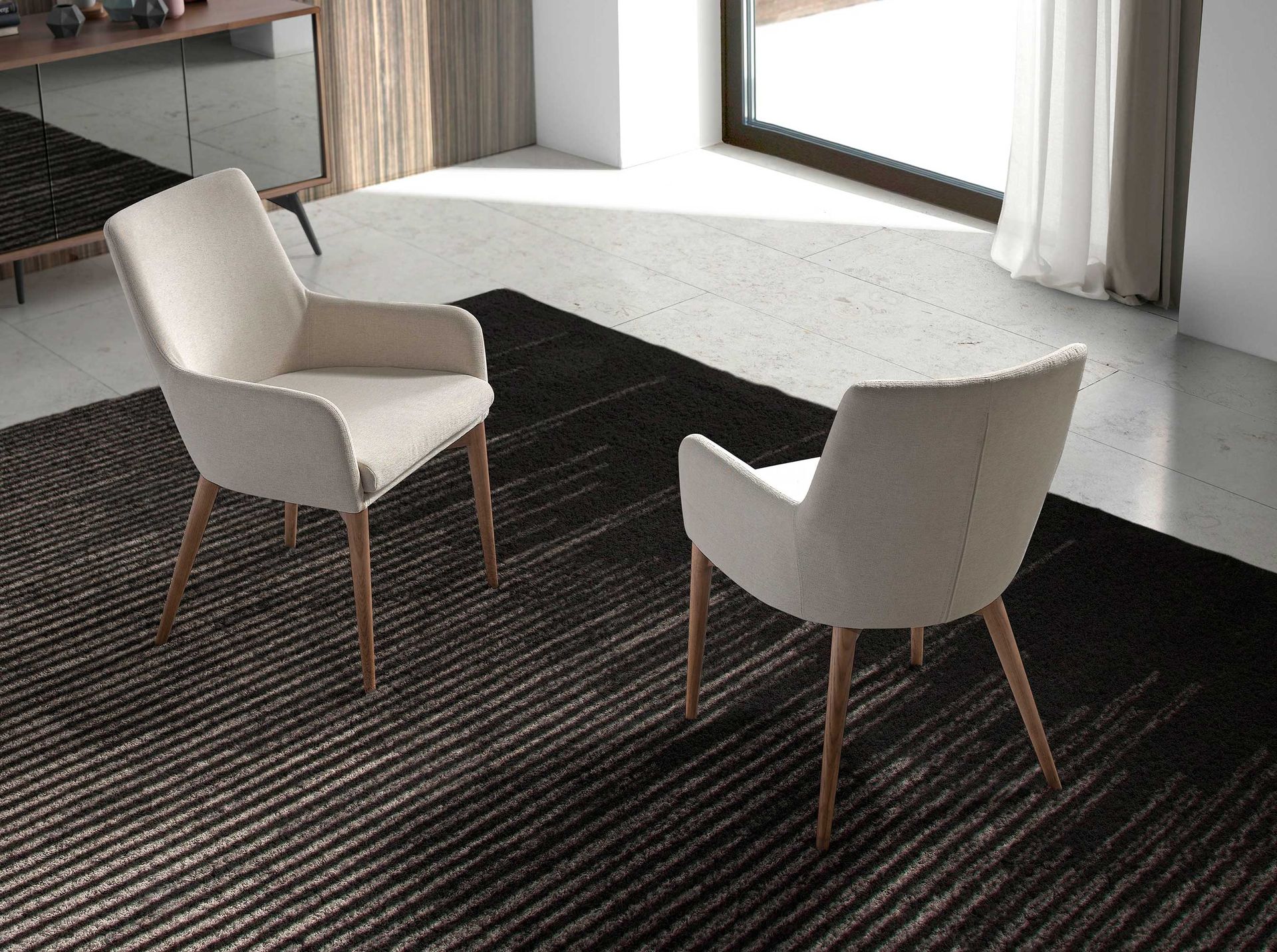Dining chair wood beige