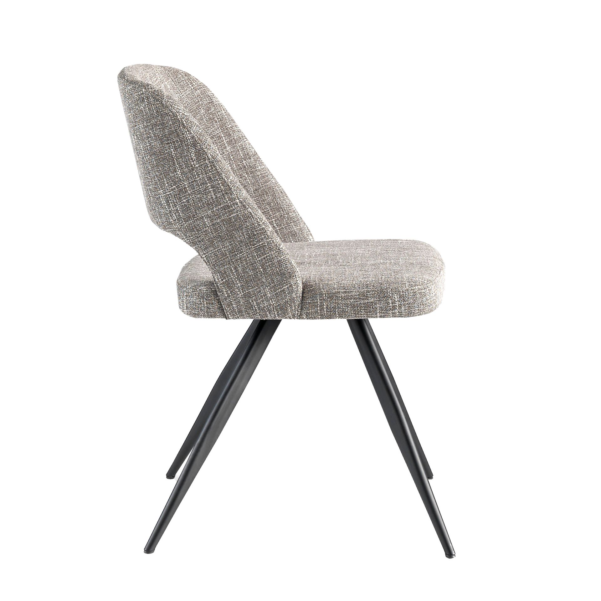 4010 Dining chair Spain fabric Grey