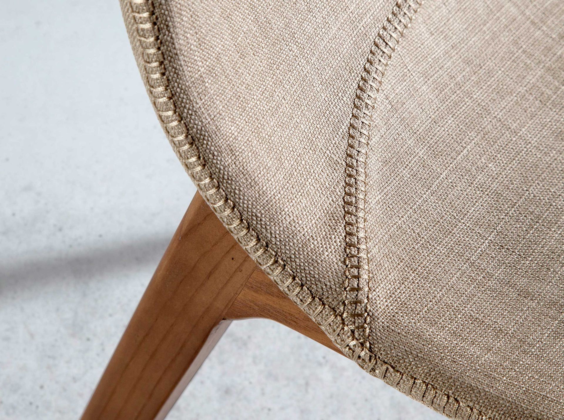 Sedia da pranzo legno beige