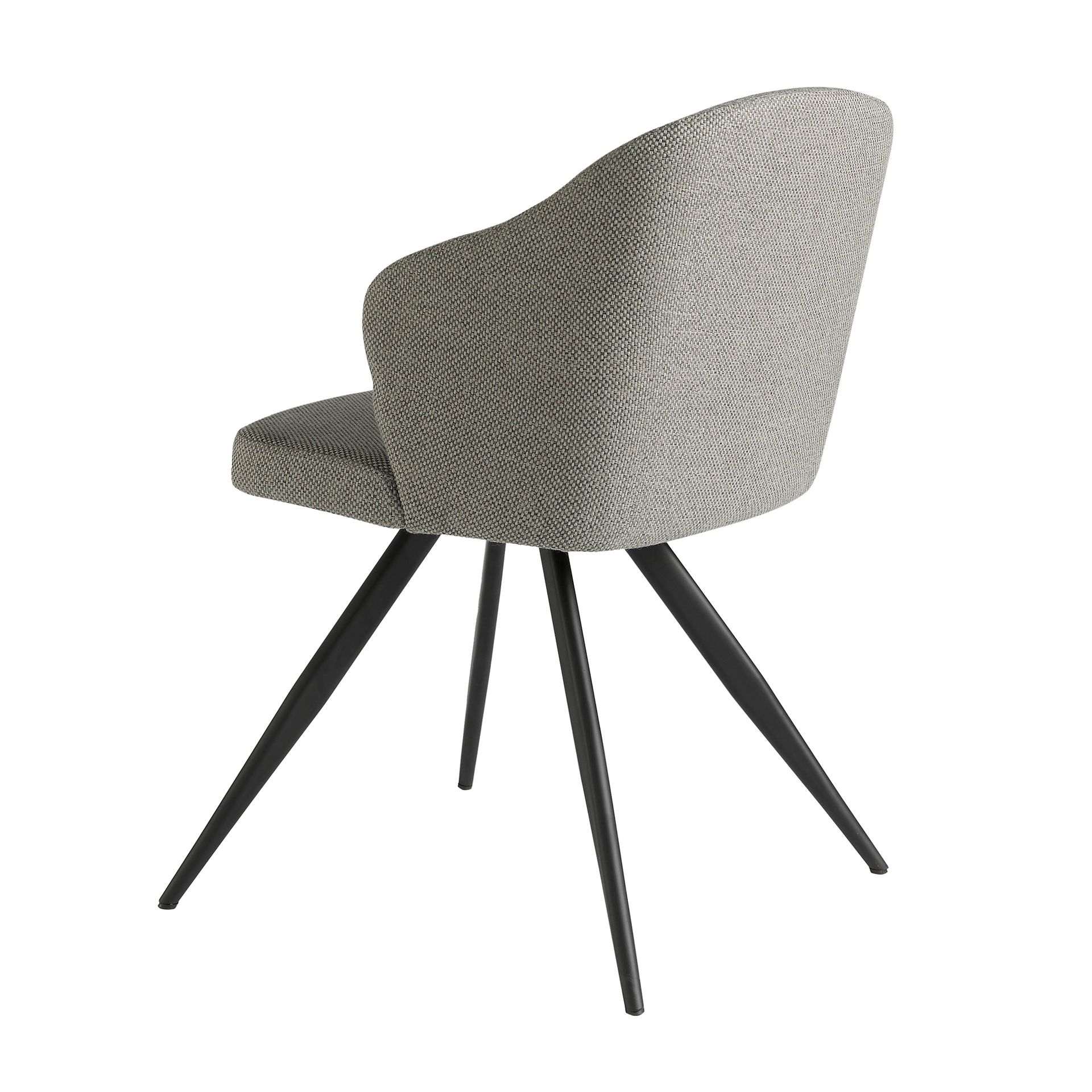 Sedia con braccioli acciaio inox grigio