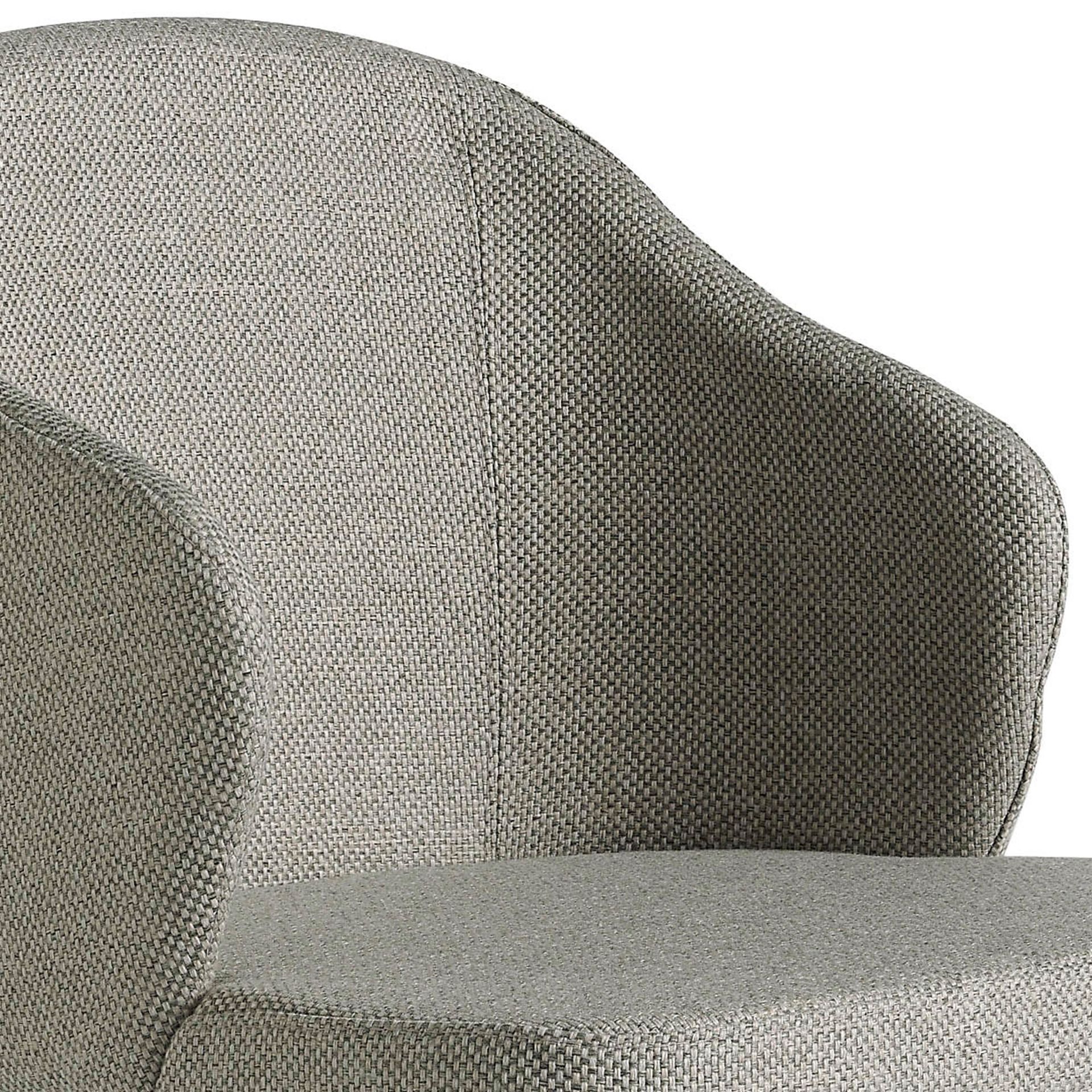 Armchair Stainless Steel Grey