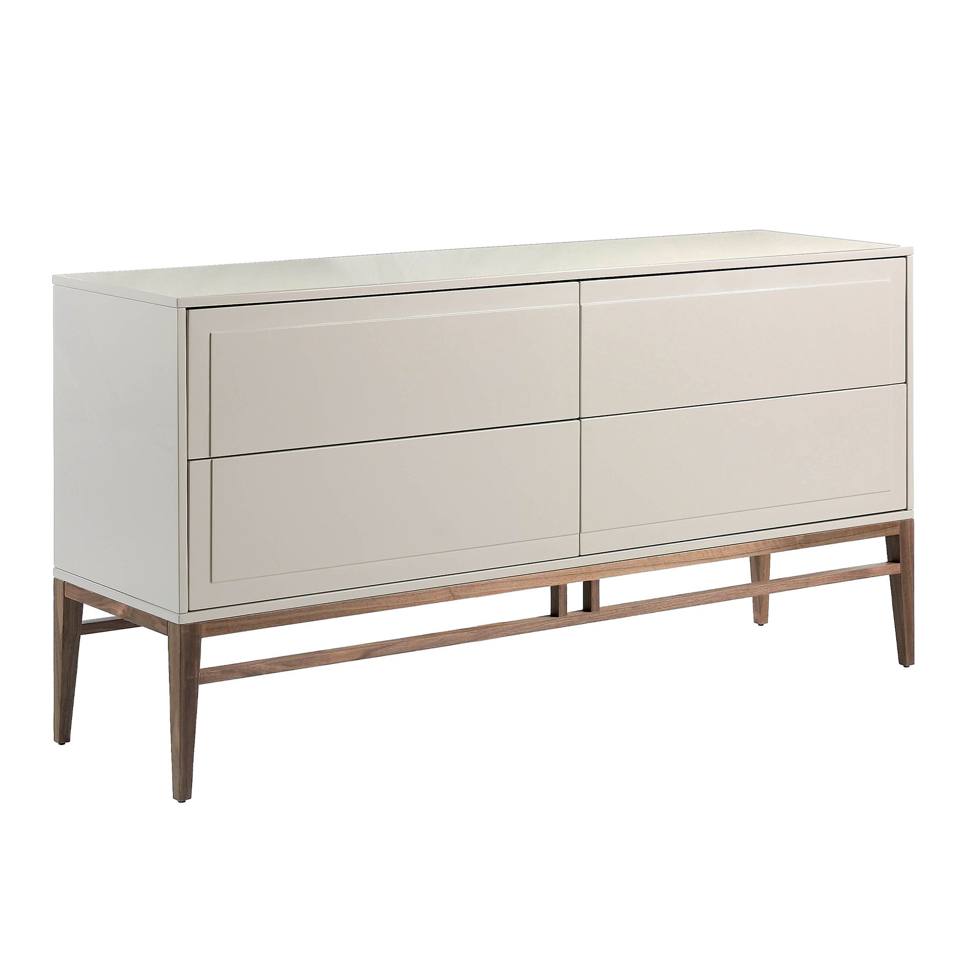 Sideboard Walnut veneer Cream