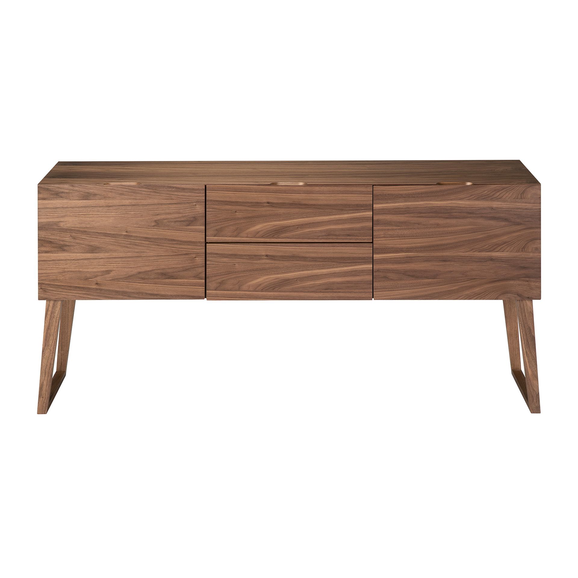Sideboard Walnut veneer Brown