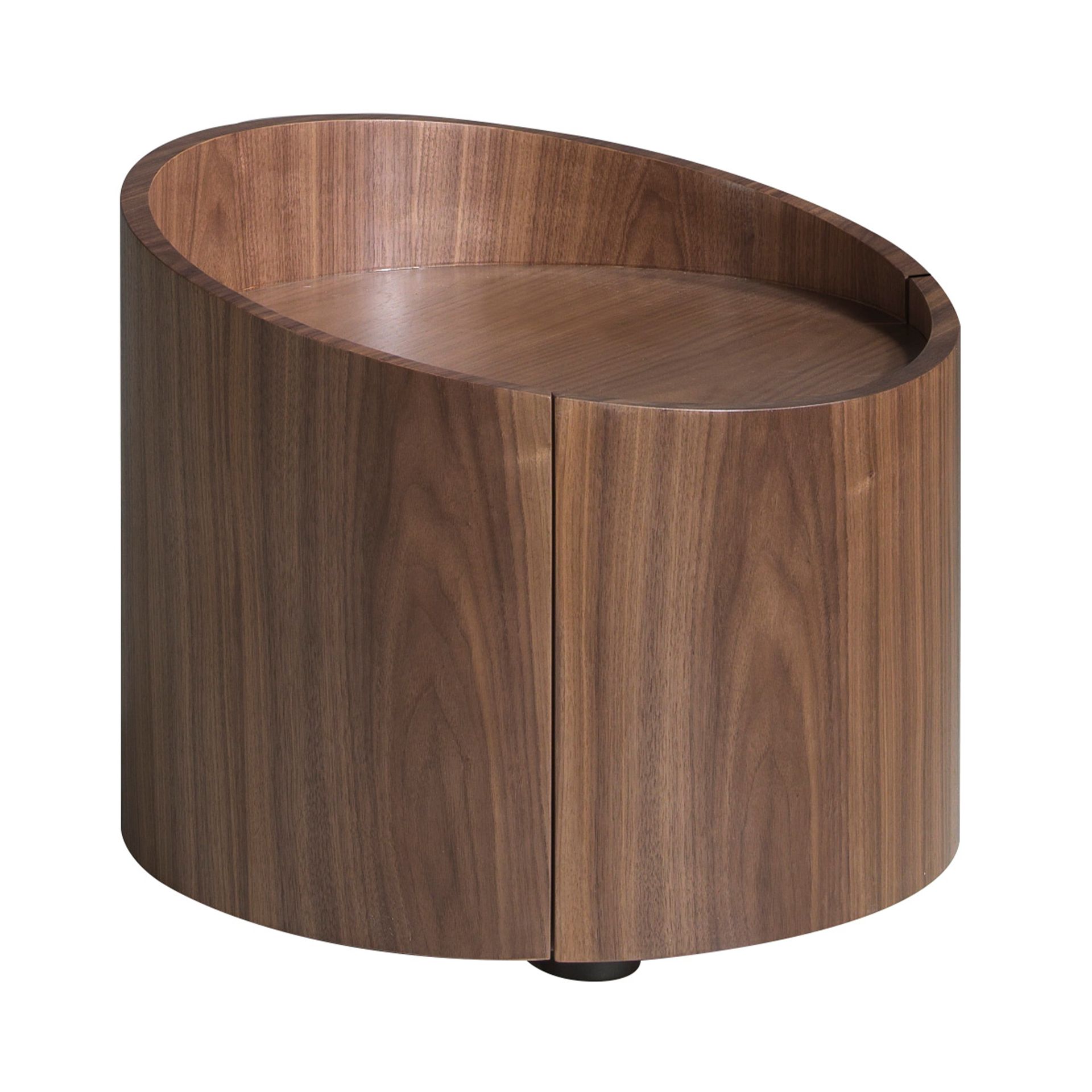 Comodino Marrone  Ø 53cm