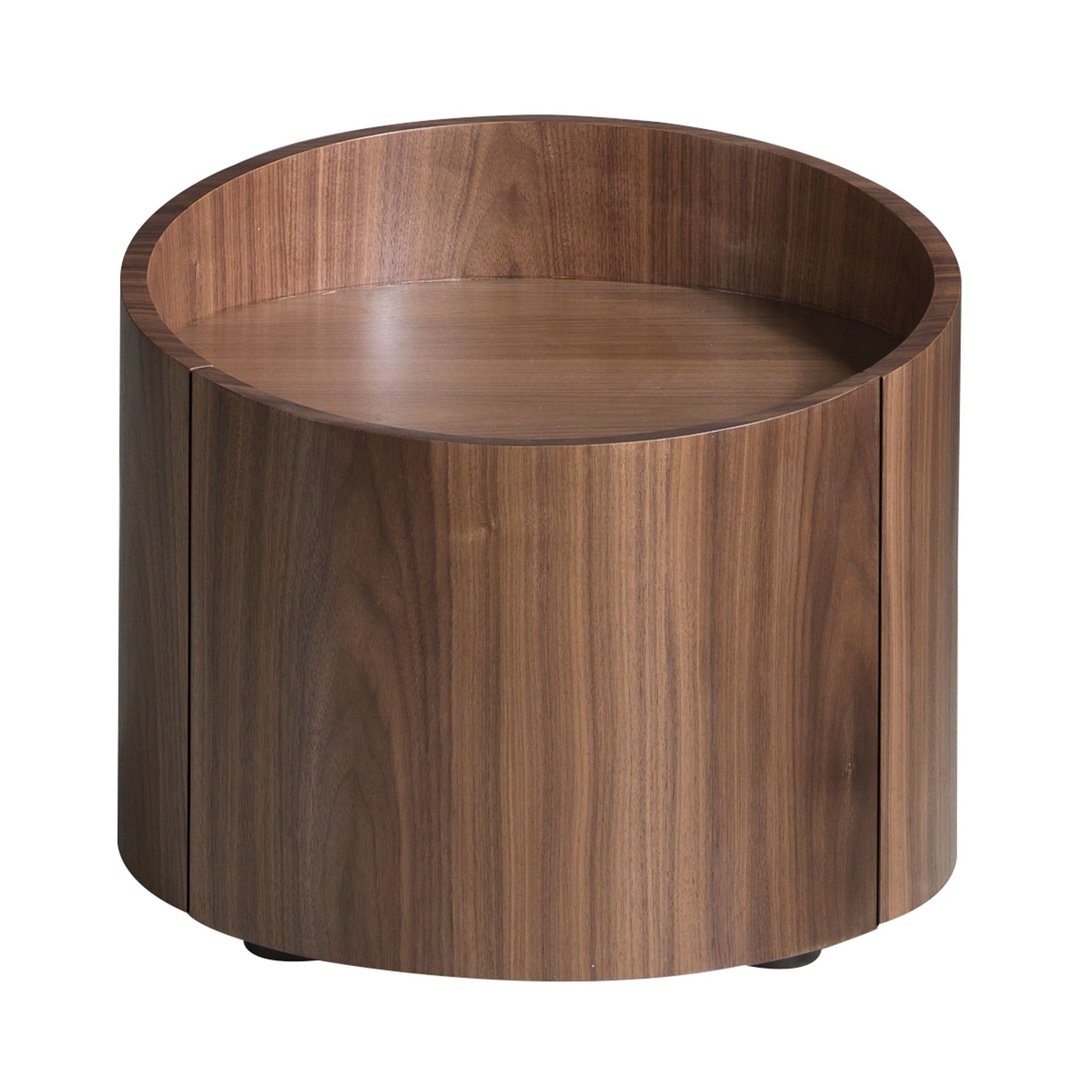 Bedside table Brown  Ø 53cm