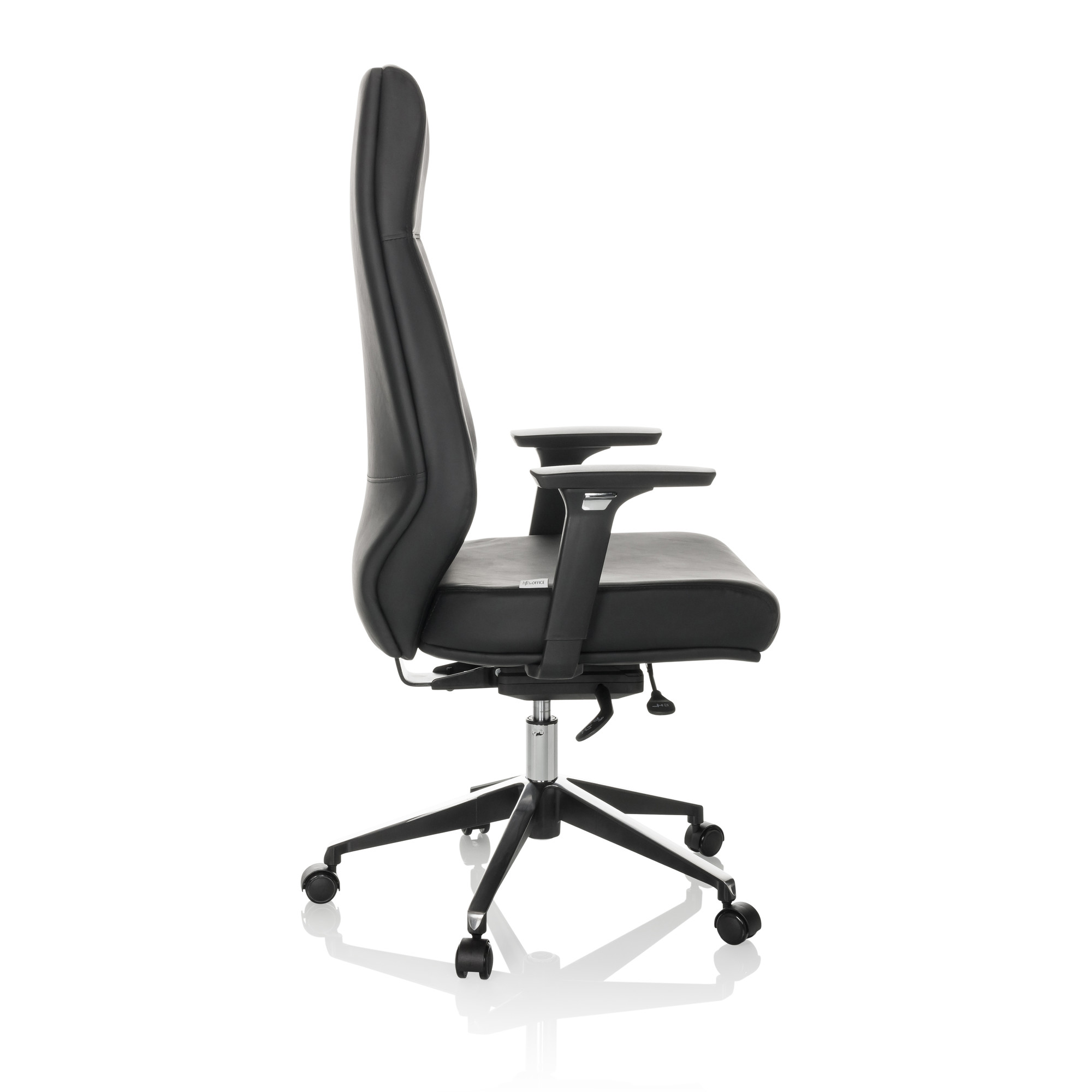 VITORO ECO Swivel Office Chair with Casters Faux Leather Black