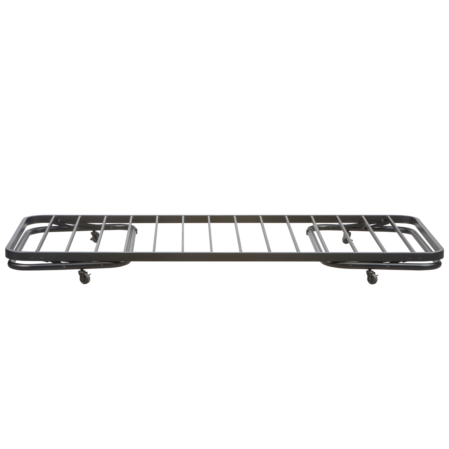 LUCY Rollbettgestell Metall Schwarz 90x200cm
