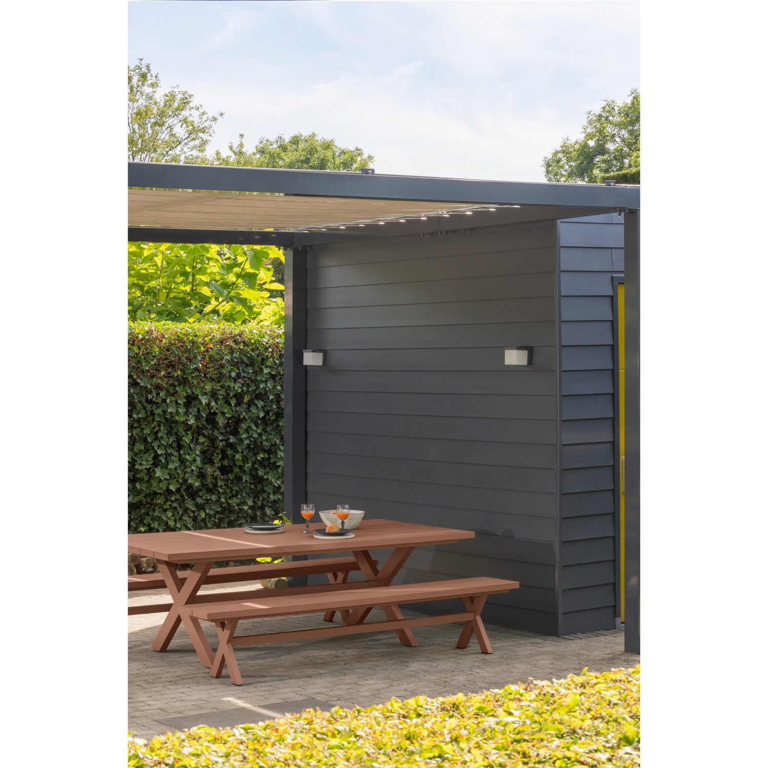 DELTA Picknicktisch Aluminium Terra