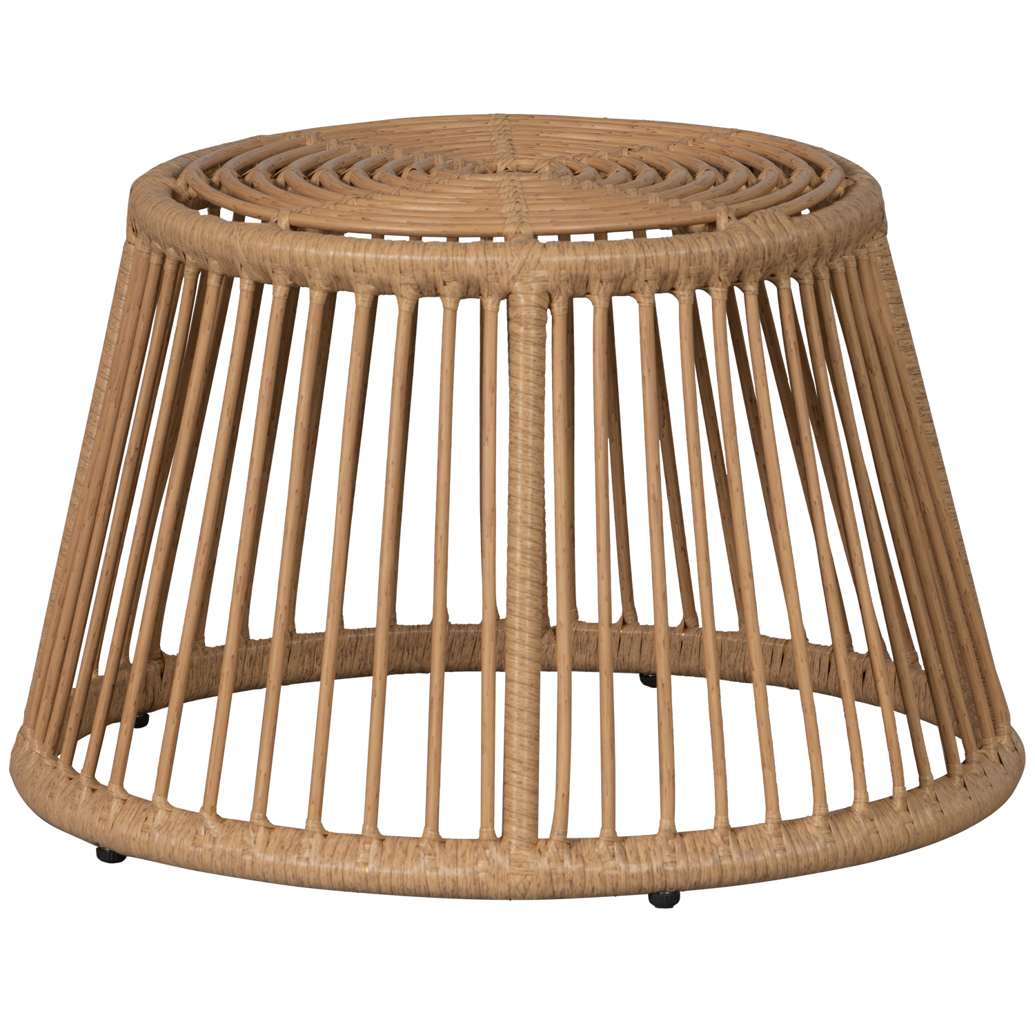 Alatna Stool Wicker Brown
