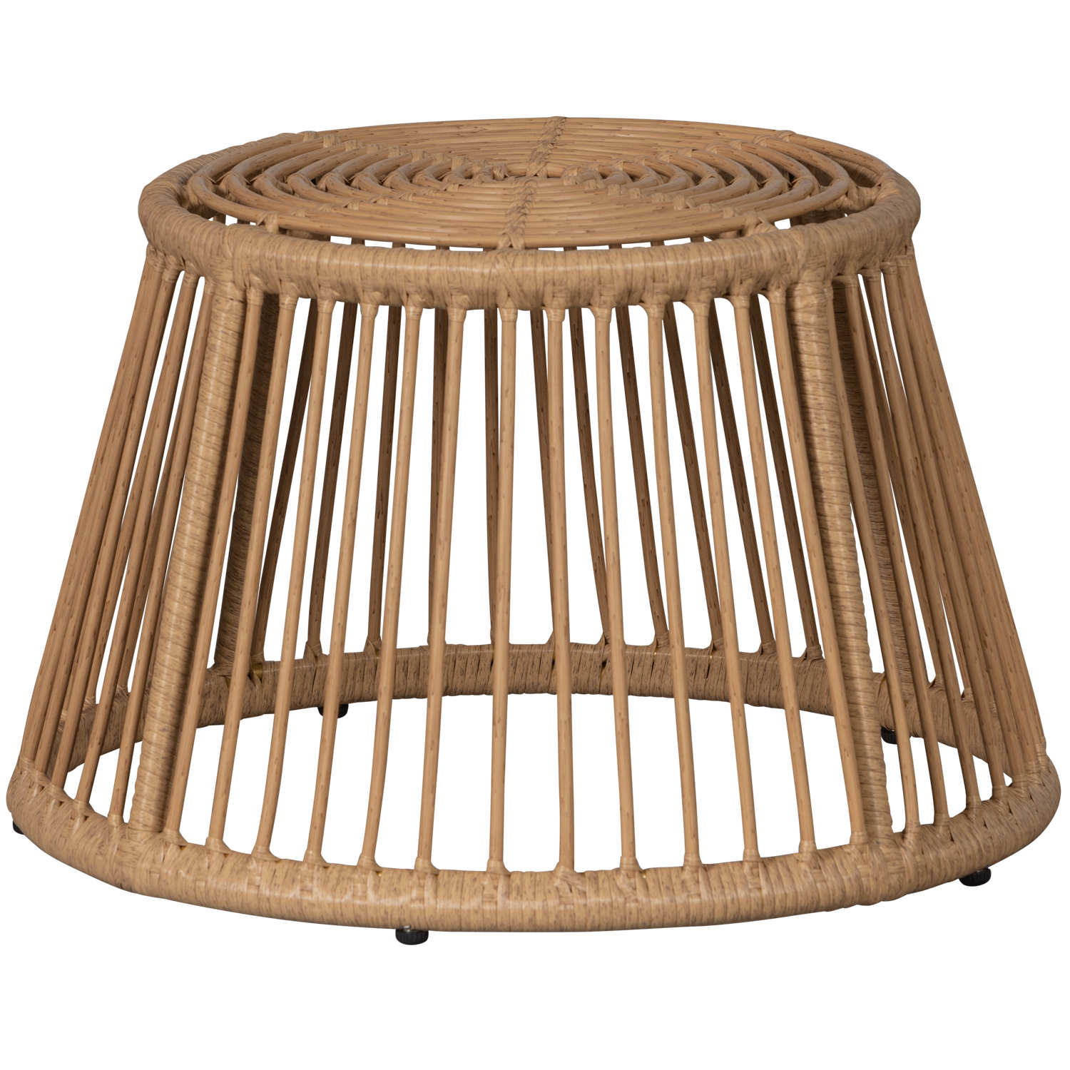 Alatna Stool Wicker Brown
