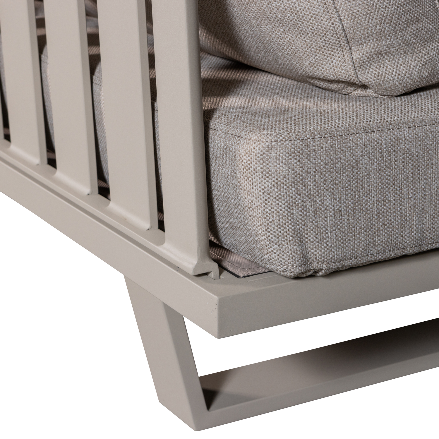 Bear 3-seater garden sofa aluminium grey