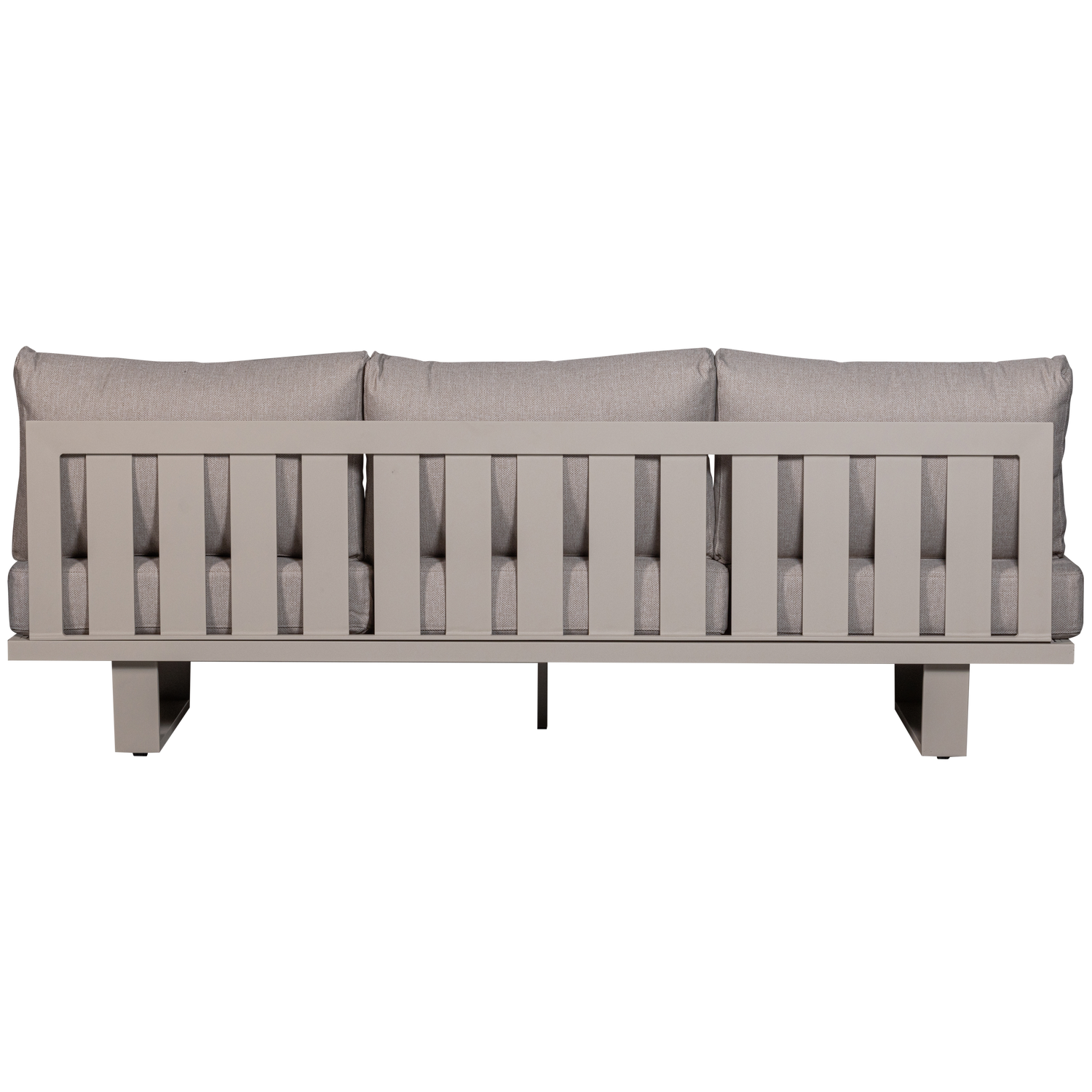 Bear 3-seater garden sofa aluminium grey
