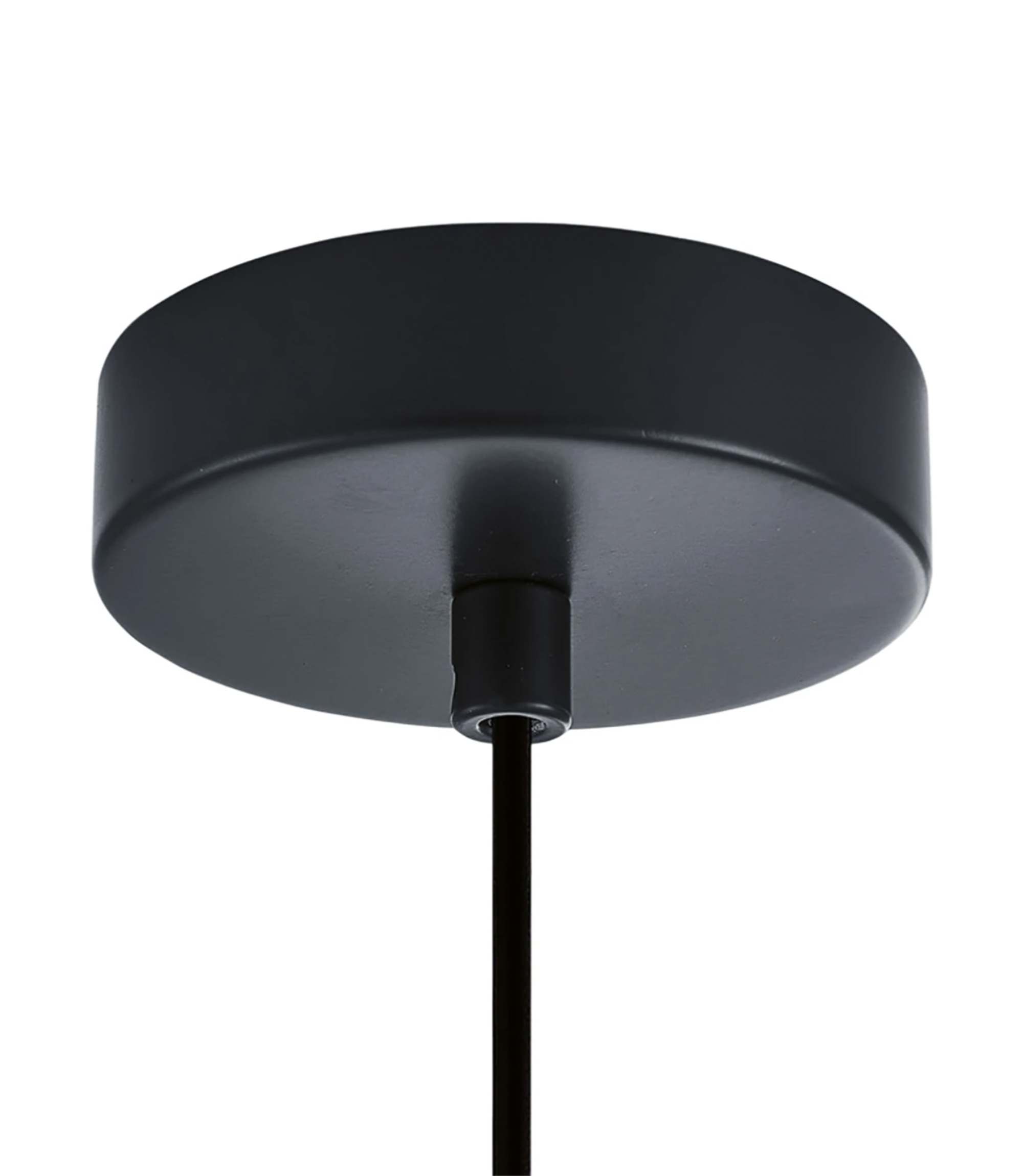 Pendant lamp Opie II 1-light smoked glass metal