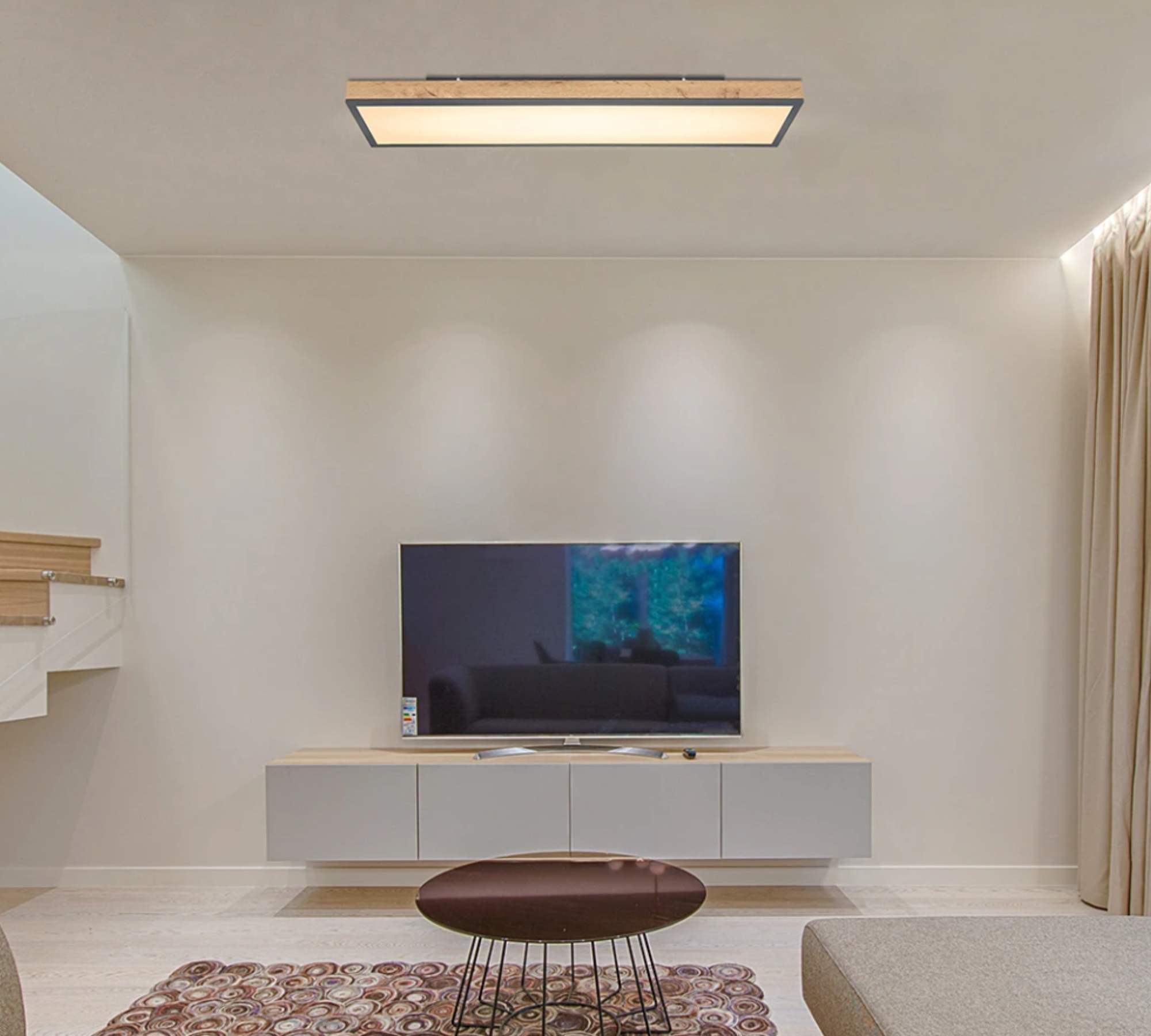 LED Deckenleuchte 1-flammig Acrylglas Aluminium