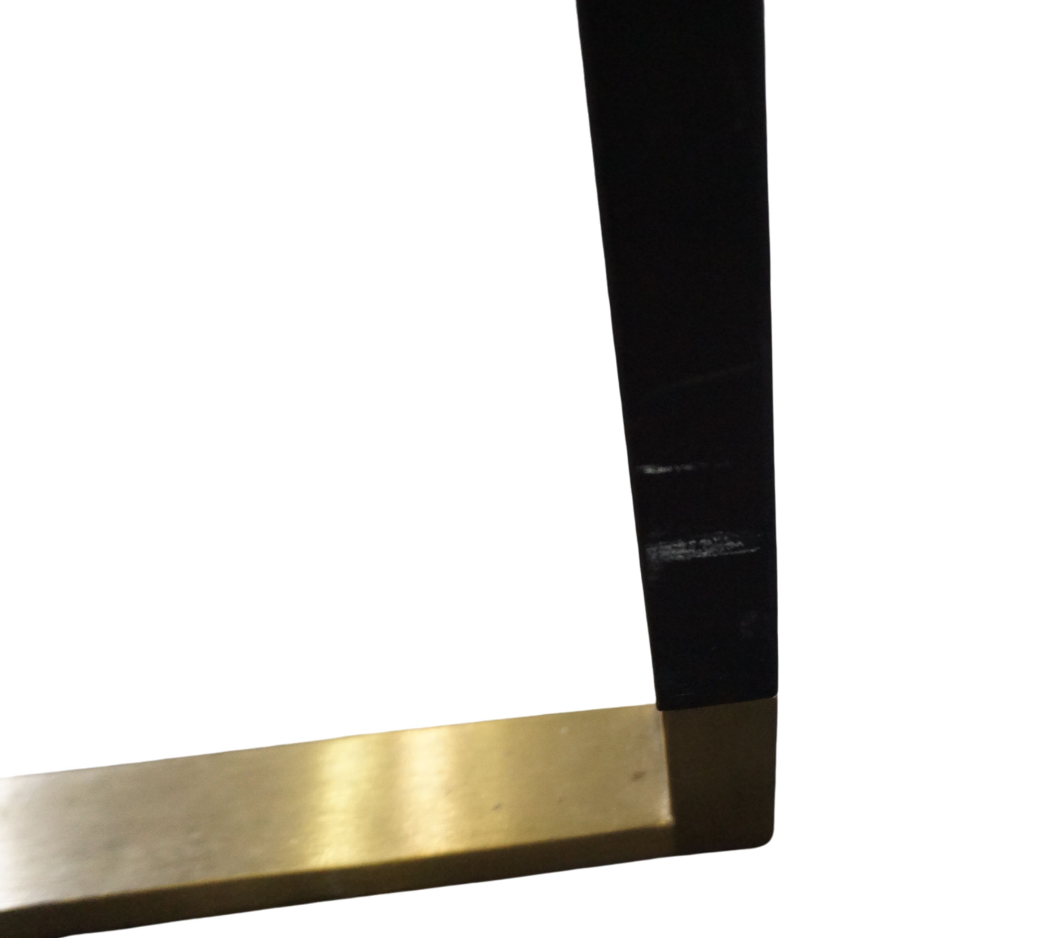 BLINK Console table steel wood veneer
