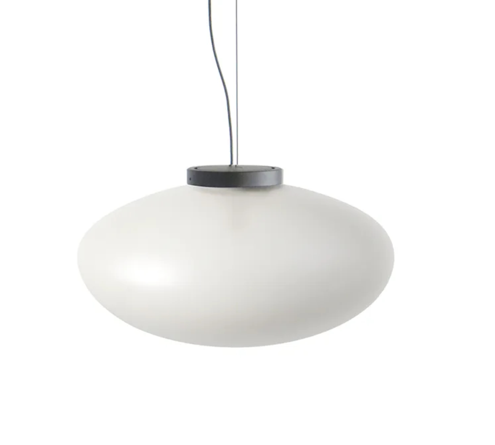 Mün Pendant Light Small Black White