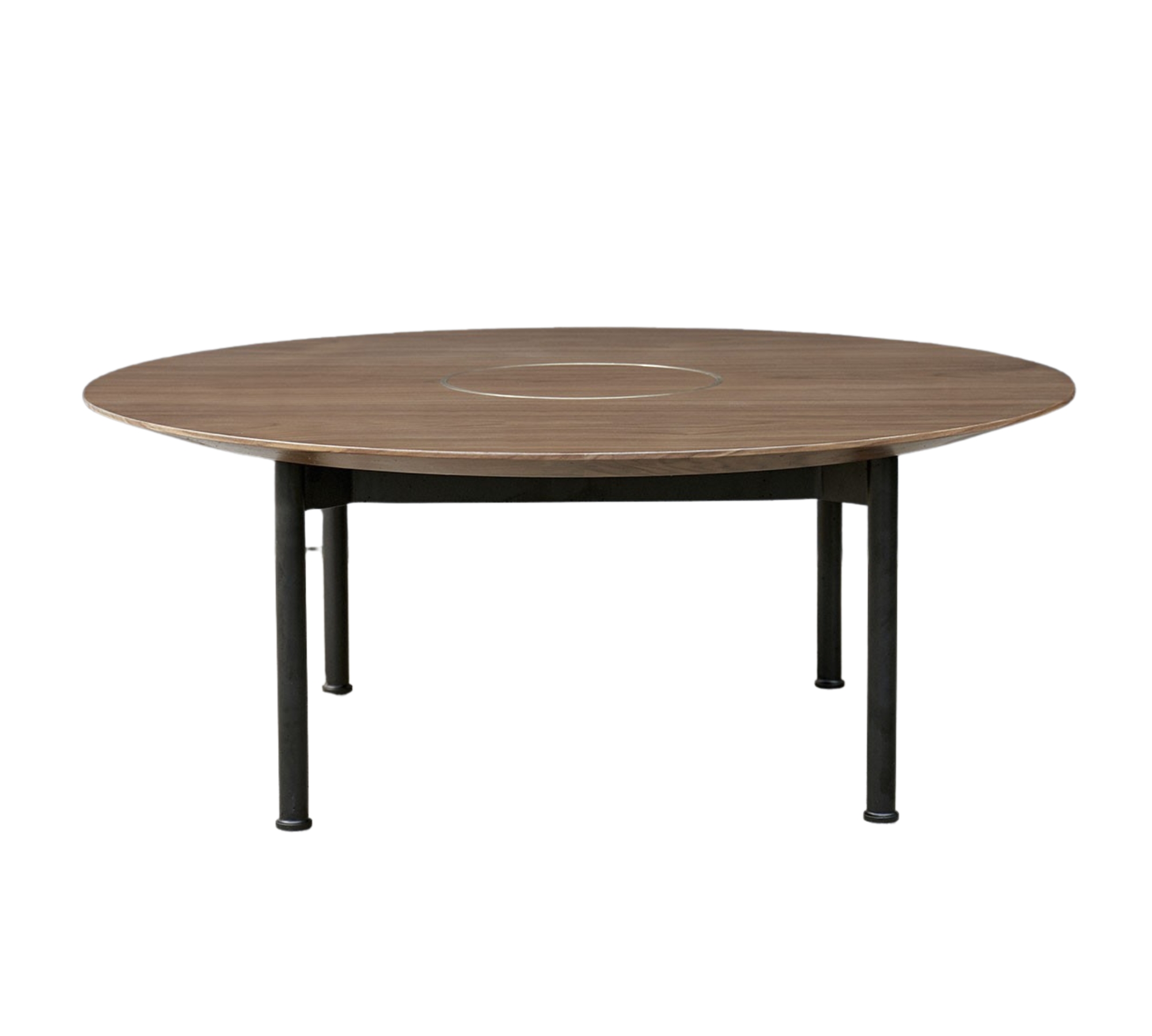 Crawford Coffee Table Walnut Ø 90cm