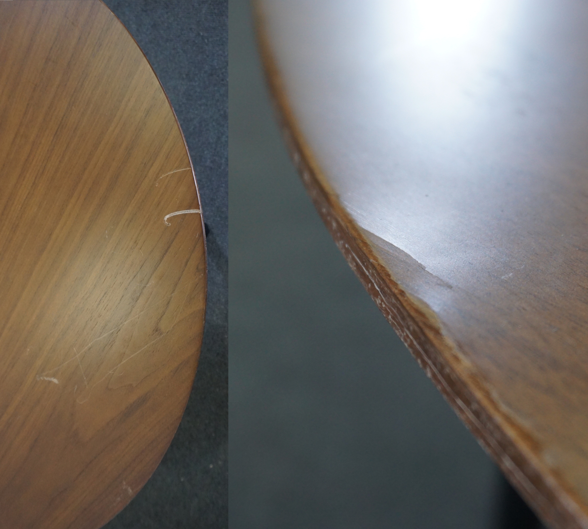 Crawford Couchtisch Walnuss Ø 90cm