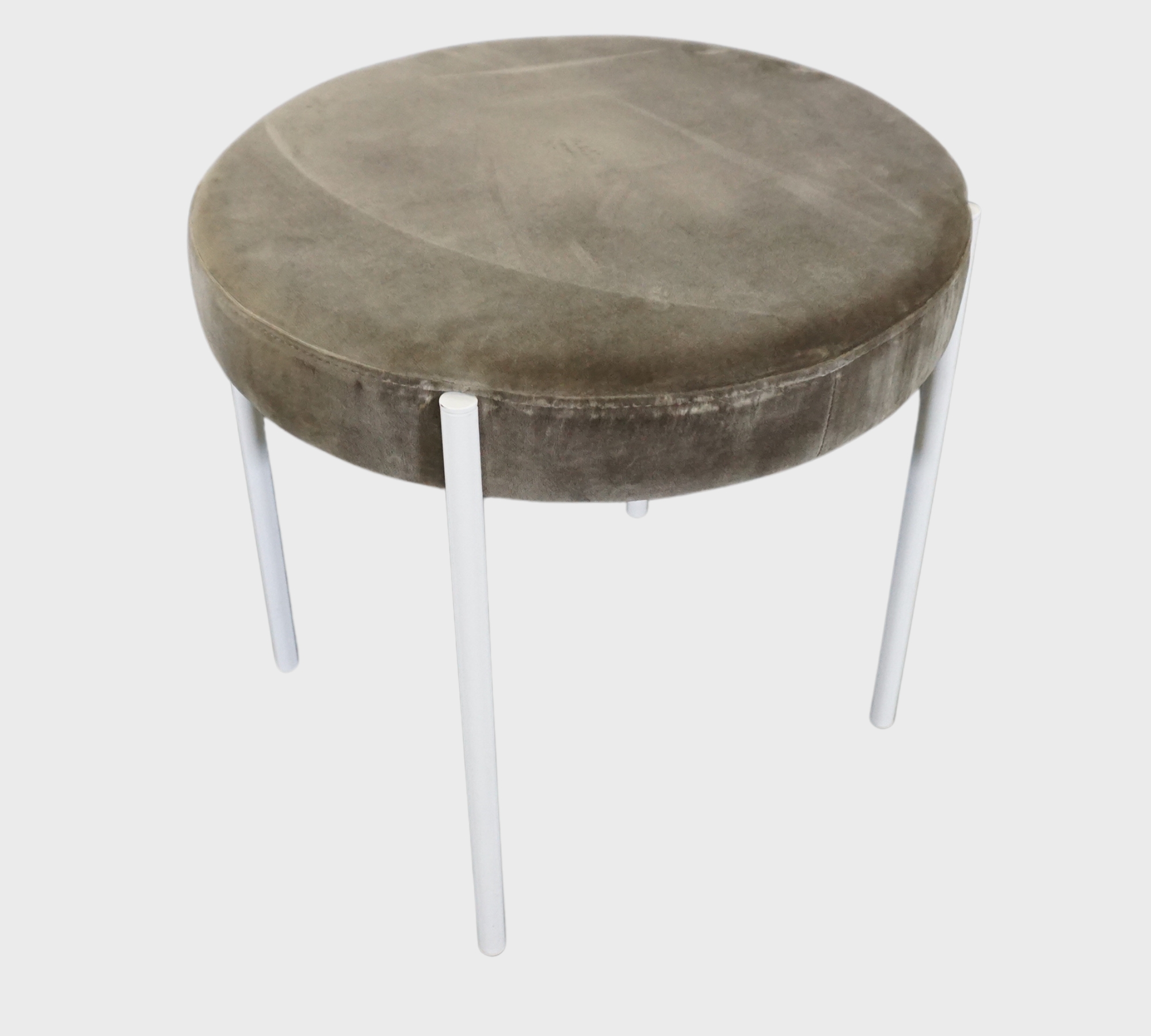Verner Panton Series 430 Stool Velvet Taupe