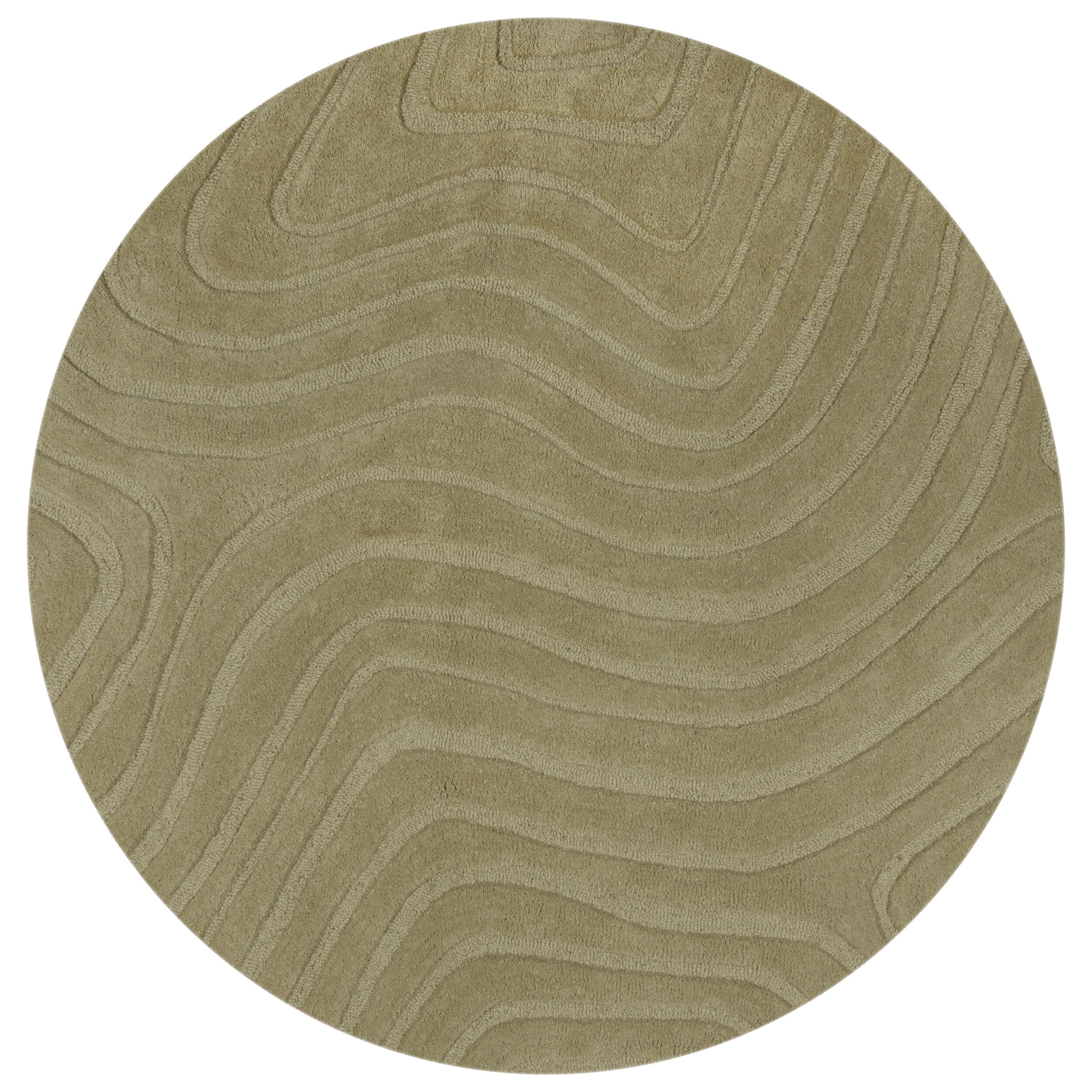 Mesmerise rug sage green ⌀160cm