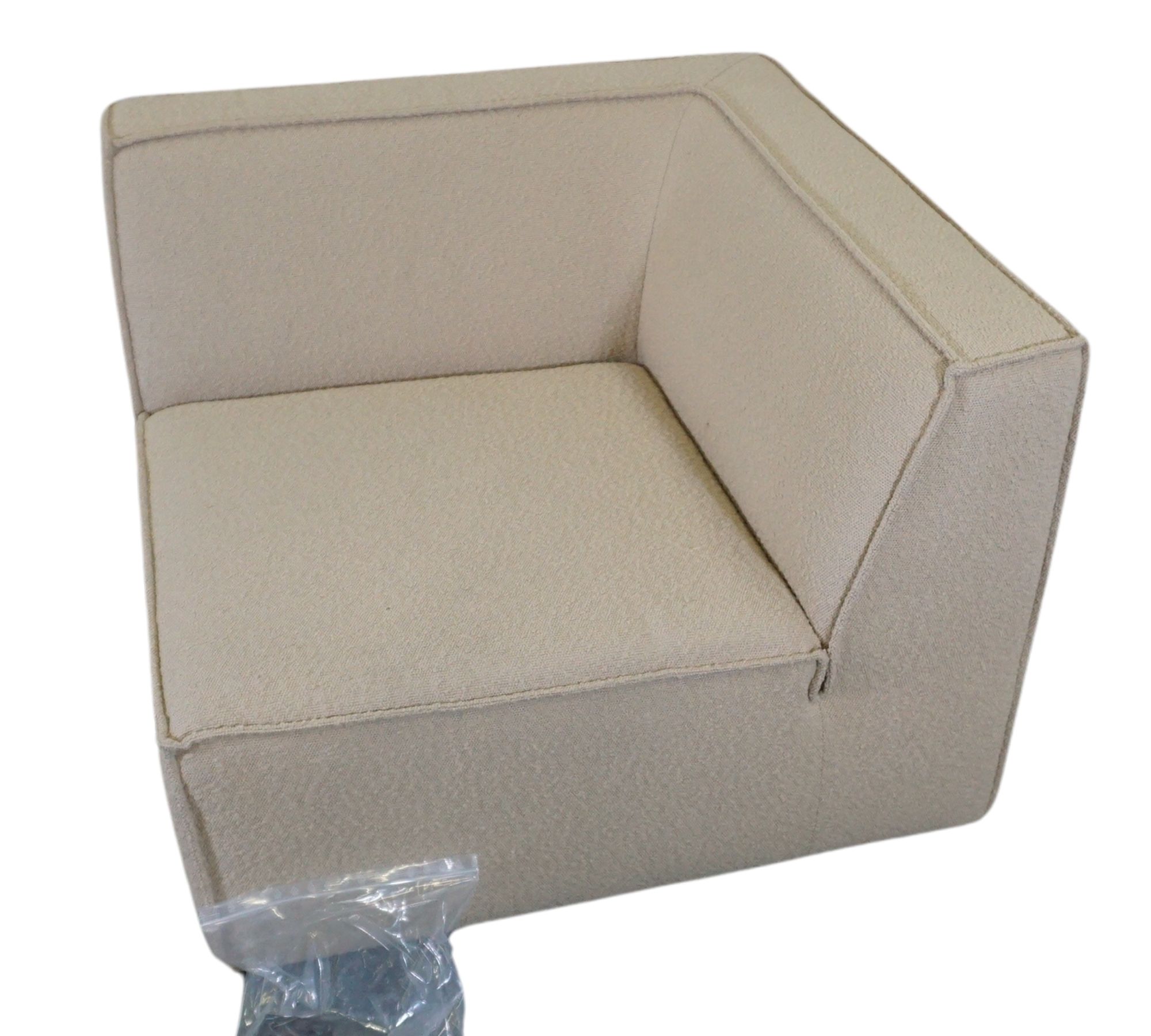 Dane 1-Seater Corner Module Left Danny Cream