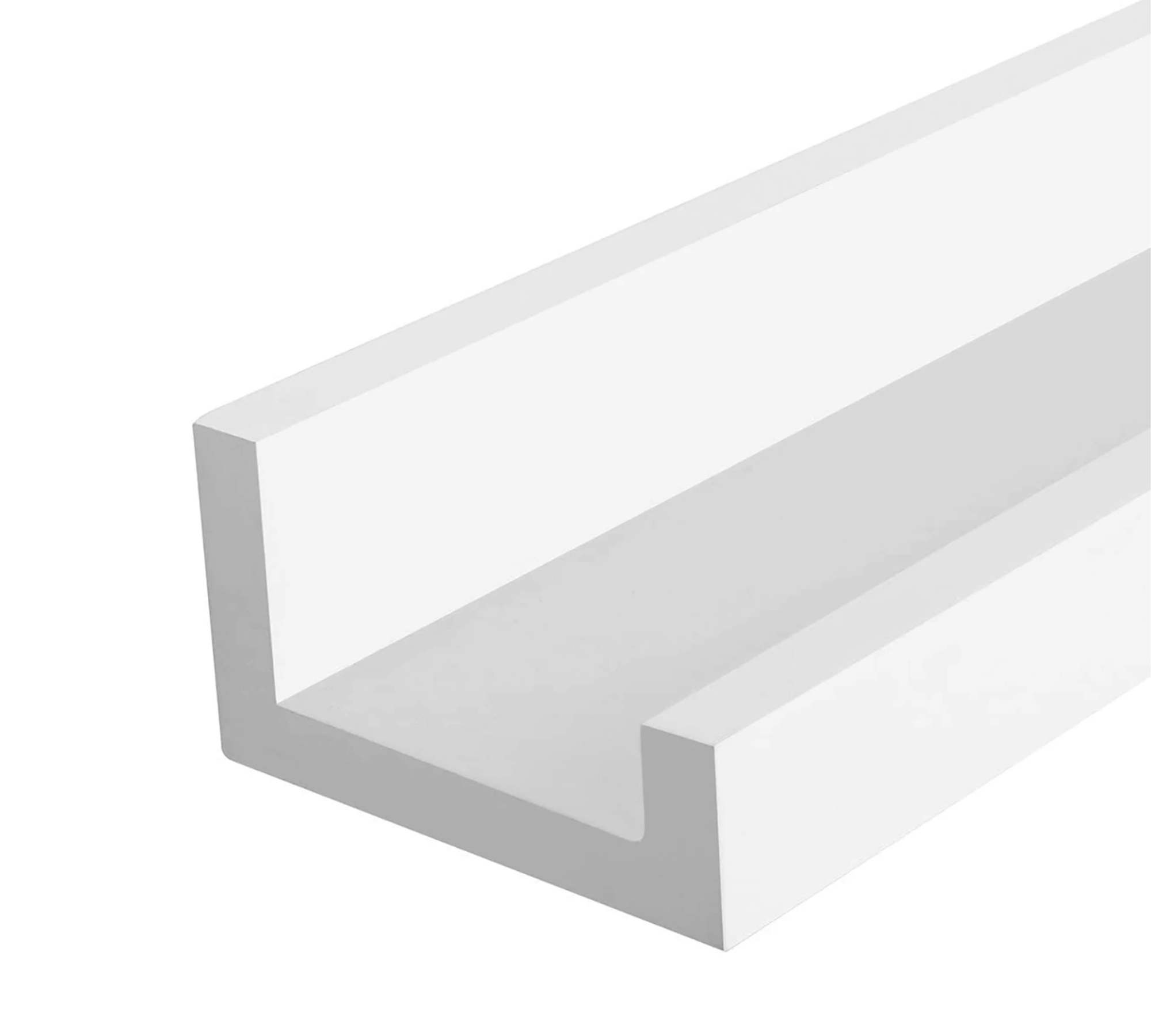 2x Wall shelf Stains White